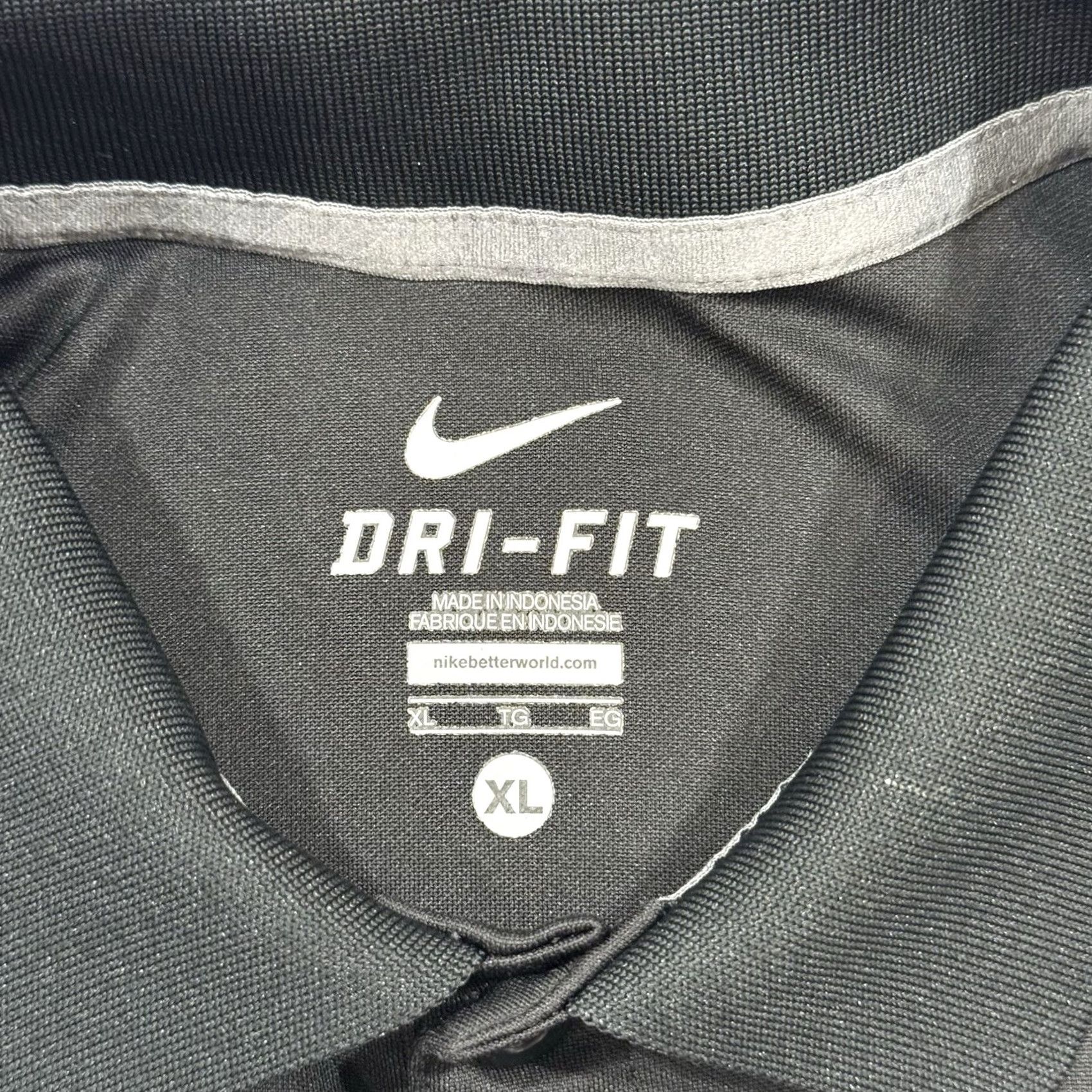 Nike Purdue Nike Dri-Fit Polo Shirt Men’s XL Fitted Black Size US XL / EU 56 / 4 - 2 Thumbnail