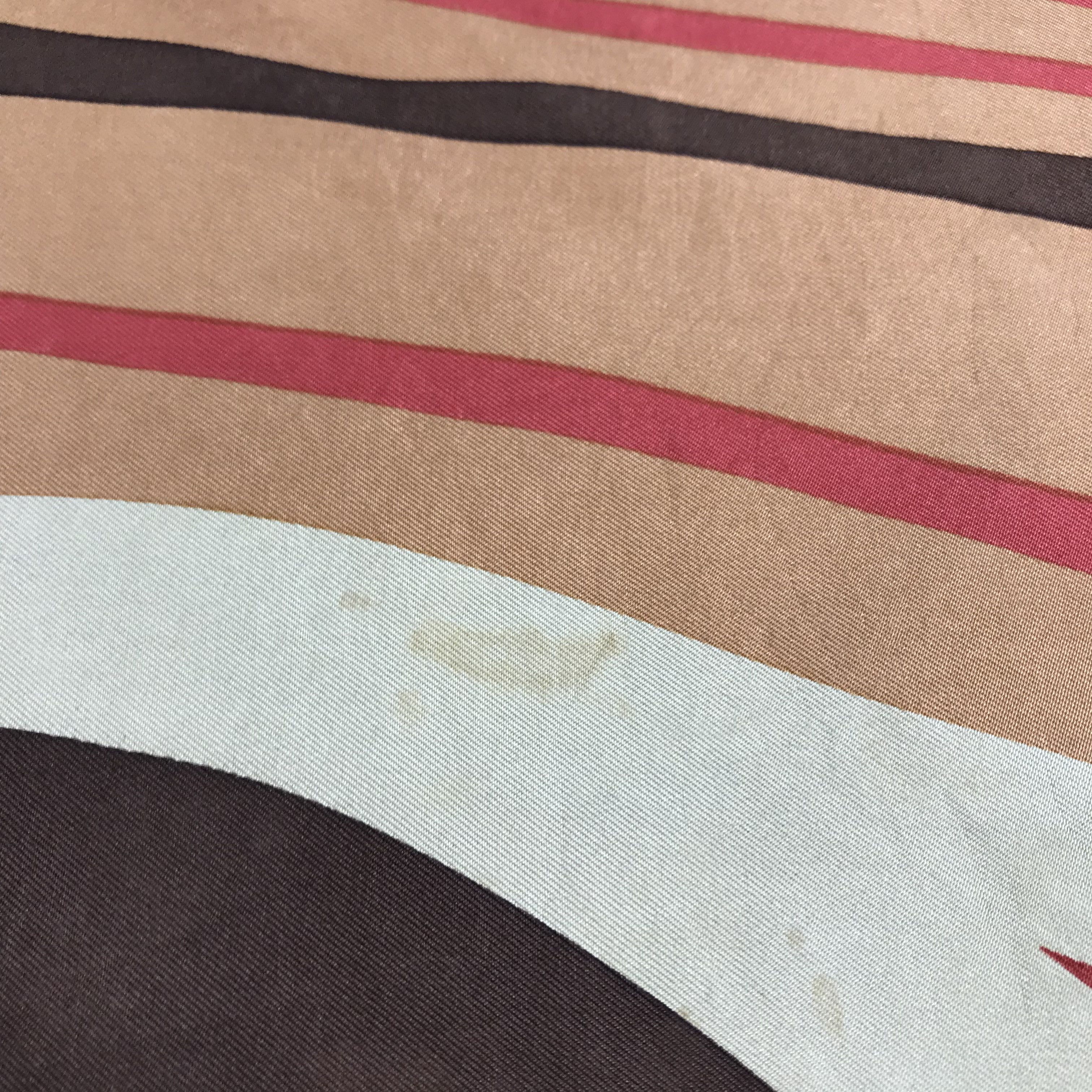 Vintage Vintage Abstract Design Silk Scarf M135 Size ONE SIZE - 4 Thumbnail