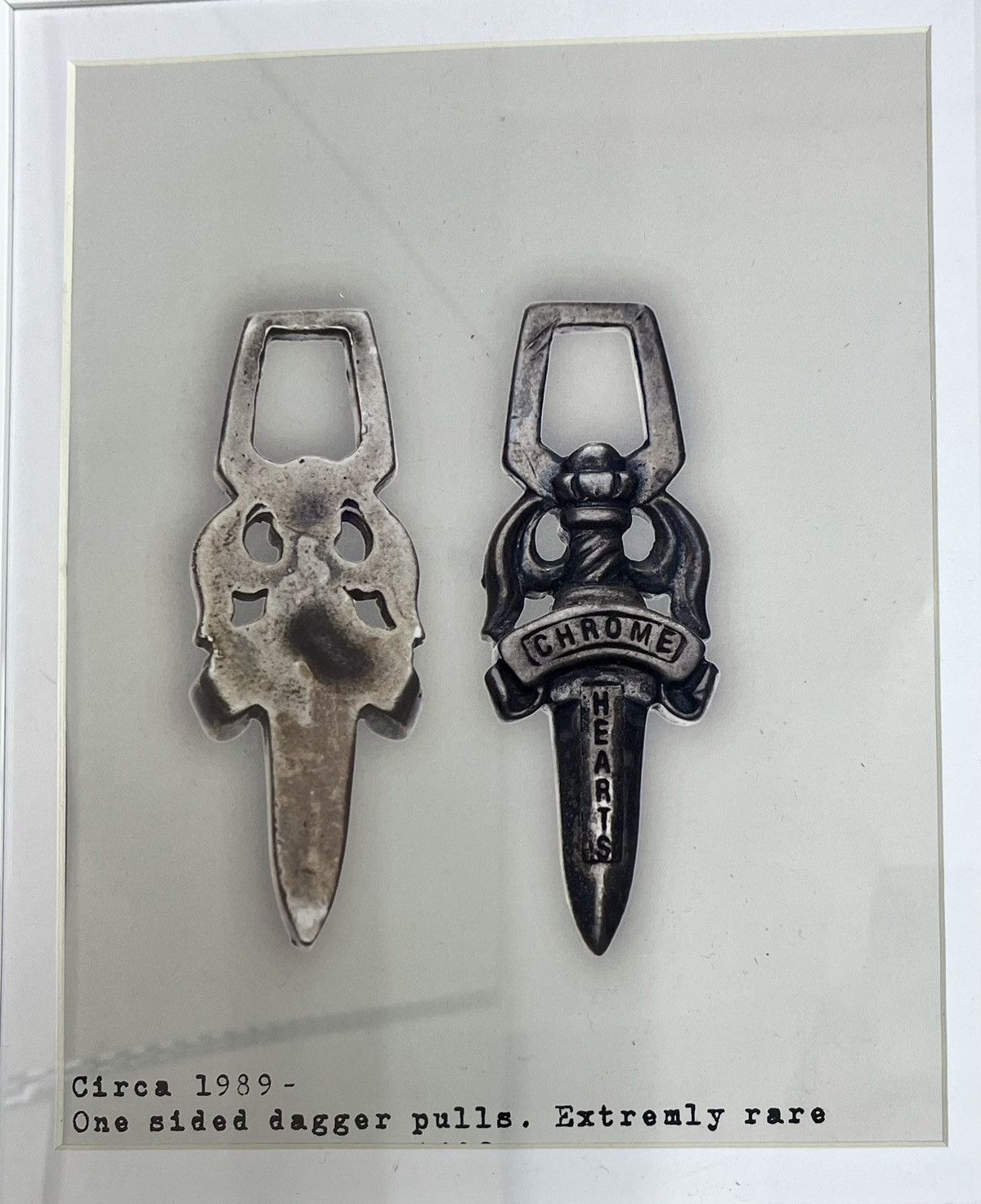 Chrome Hearts × Vintage Chrome Hearts One sided dagger Poster framed 9x11 Size ONE SIZE - 2 Thumbnail