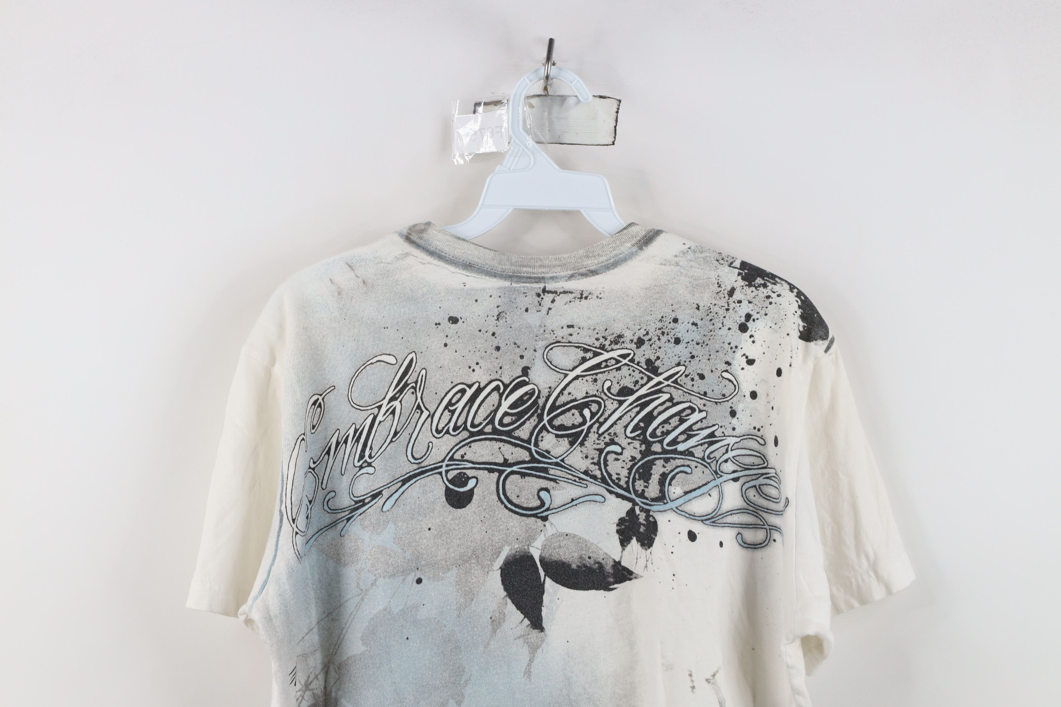 Vintage Vintage Y2K Streetwear Rose Flower Acid Wash UFC MMA T-Shirt Size US M / EU 48-50 / 2 - 13 Thumbnail