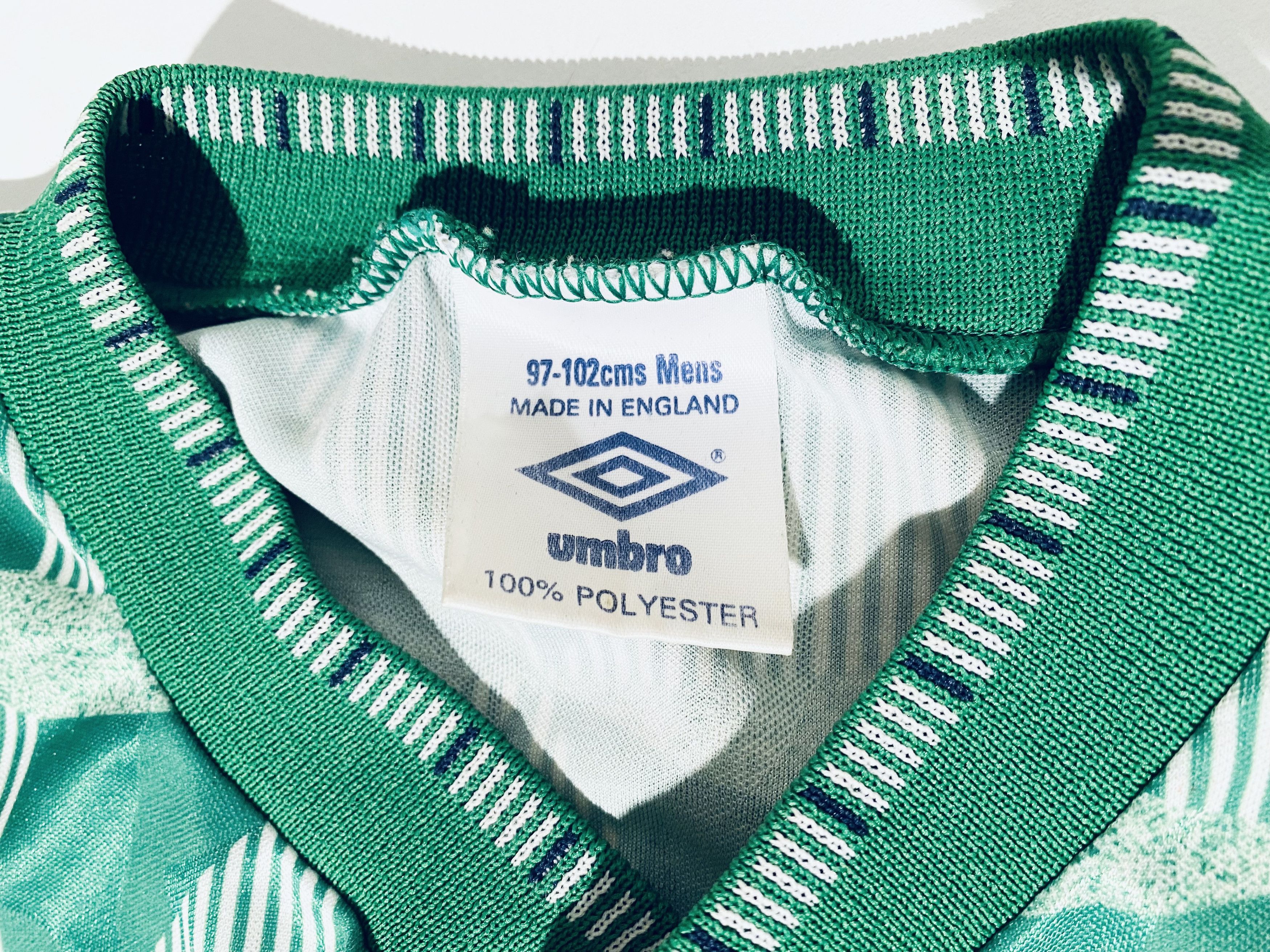 Umbro Northern Ireland 1990 - 1992 Home Football Shirt Jersey Size US M / EU 48-50 / 2 - 9 Thumbnail