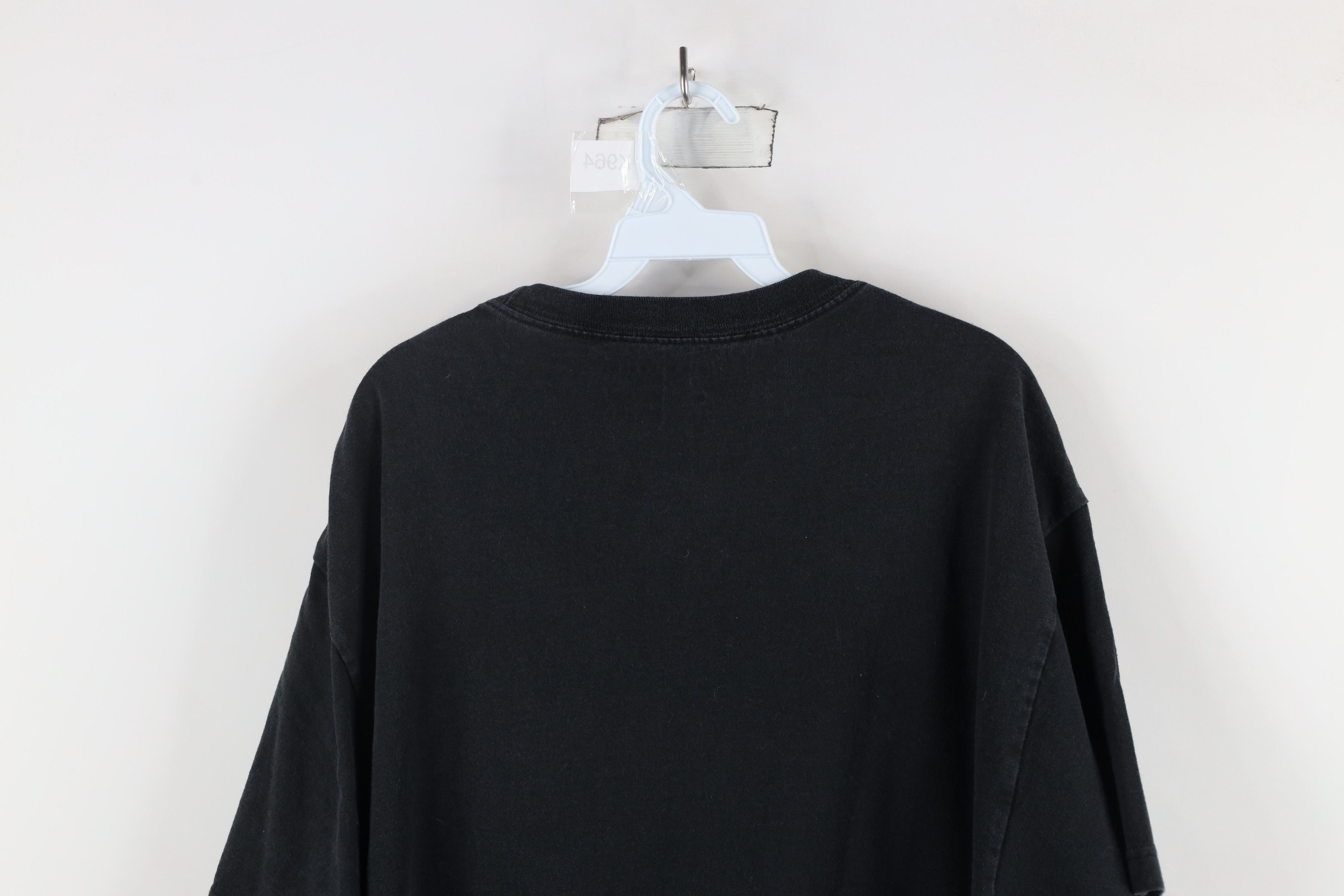 Nike × Vintage Vintage Nike Out Travis Scott Block Swoosh T-Shirt Black Size US XL / EU 56 / 4 - 9 Thumbnail