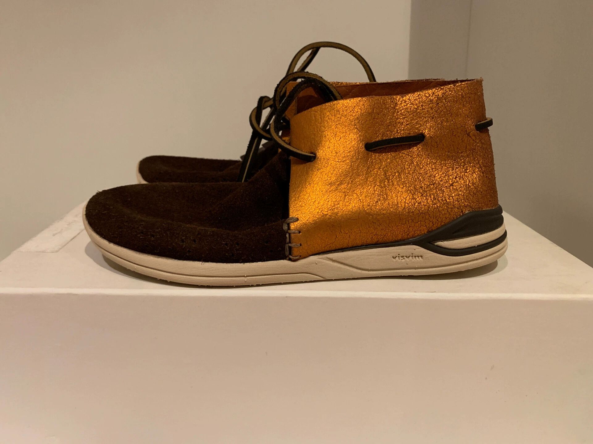 Visvim visvim wmv huron moc-folk new brown w6 accessory Size US 6 / IT 36 - 1 Thumbnail