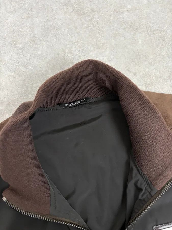 Dolce & Gabbana 2000s Dolce & Gabbana Brown Nylon Signature Jacket Size US M / EU 48-50 / 2 - 5 Thumbnail