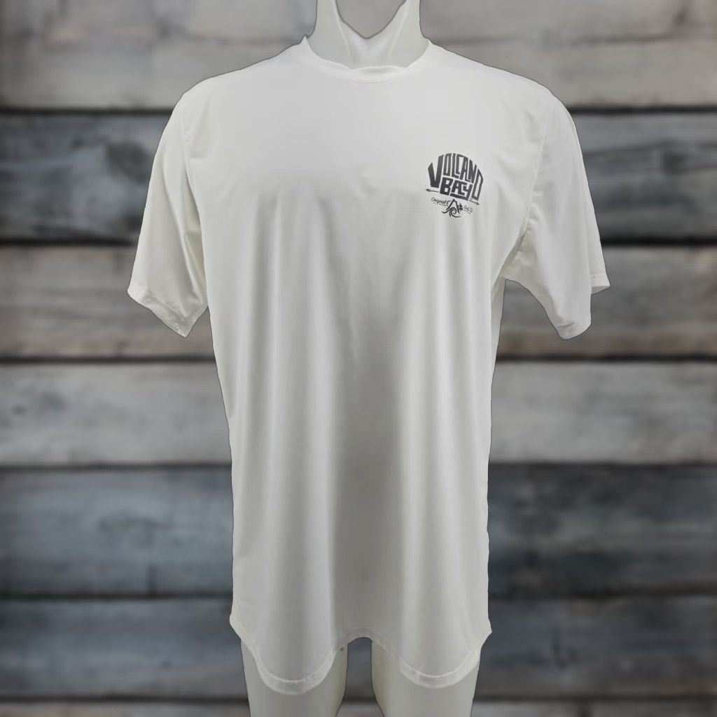 Vintage Volcano Bay T-Shirt White Men's XL Size T-Shirt Ocean Nautical Logo Moisture Wicking Quick Dry Summer Regular Size US XL / EU 56 / 4 - 1 Thumbnail