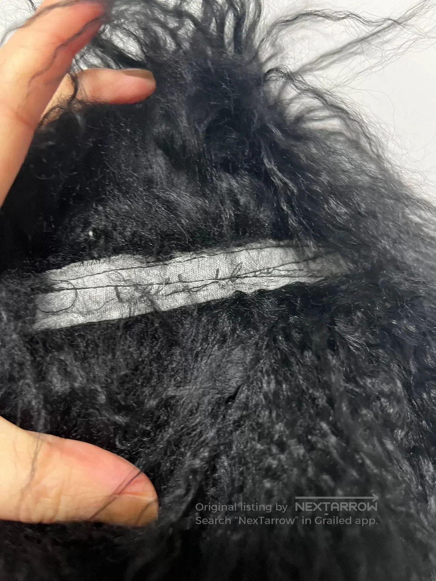 Alice Auaa Black Fur Collar Accessory.