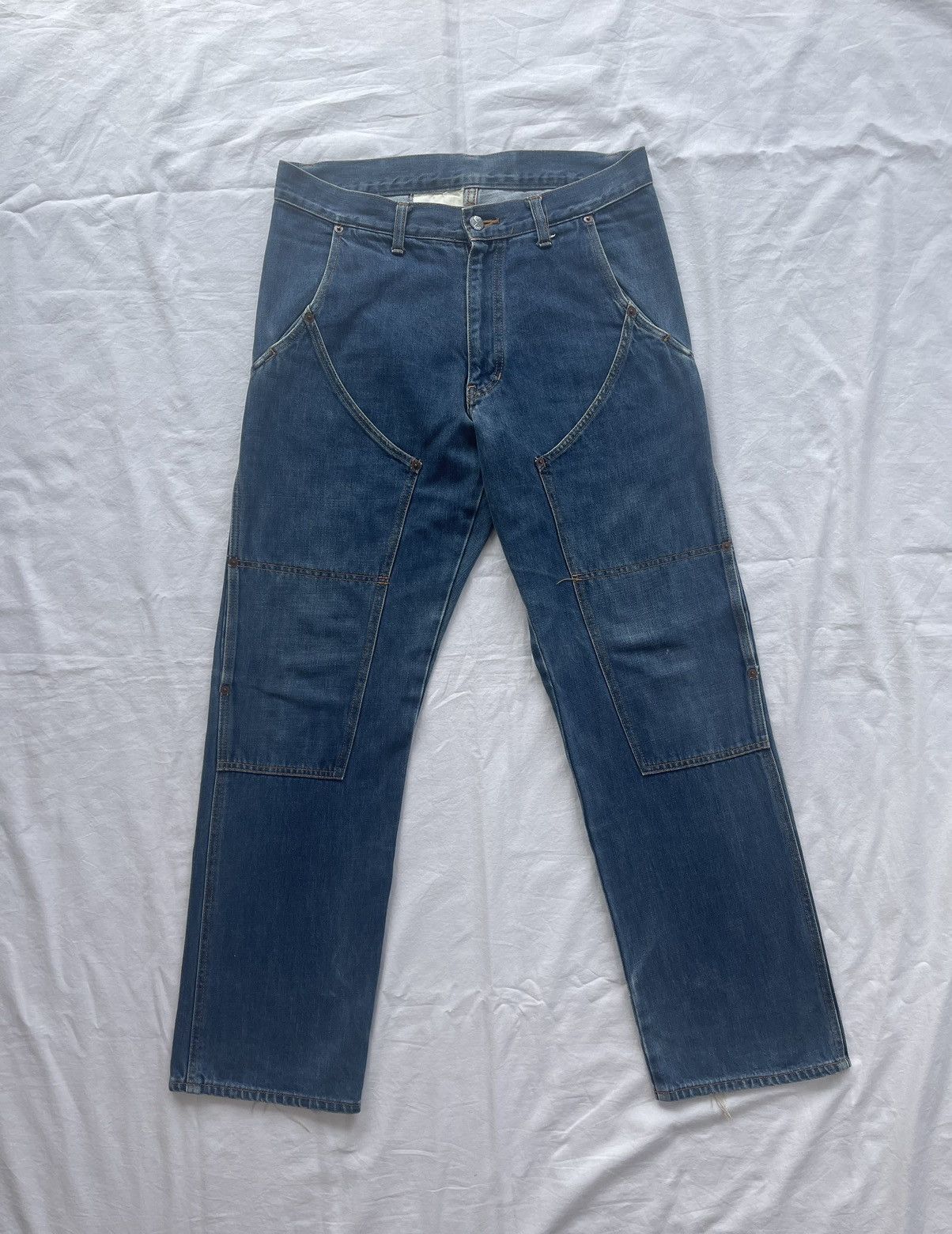 Issey Miyake 2000s Final Home Thigh Pocket Carpenter Denim | Grailed