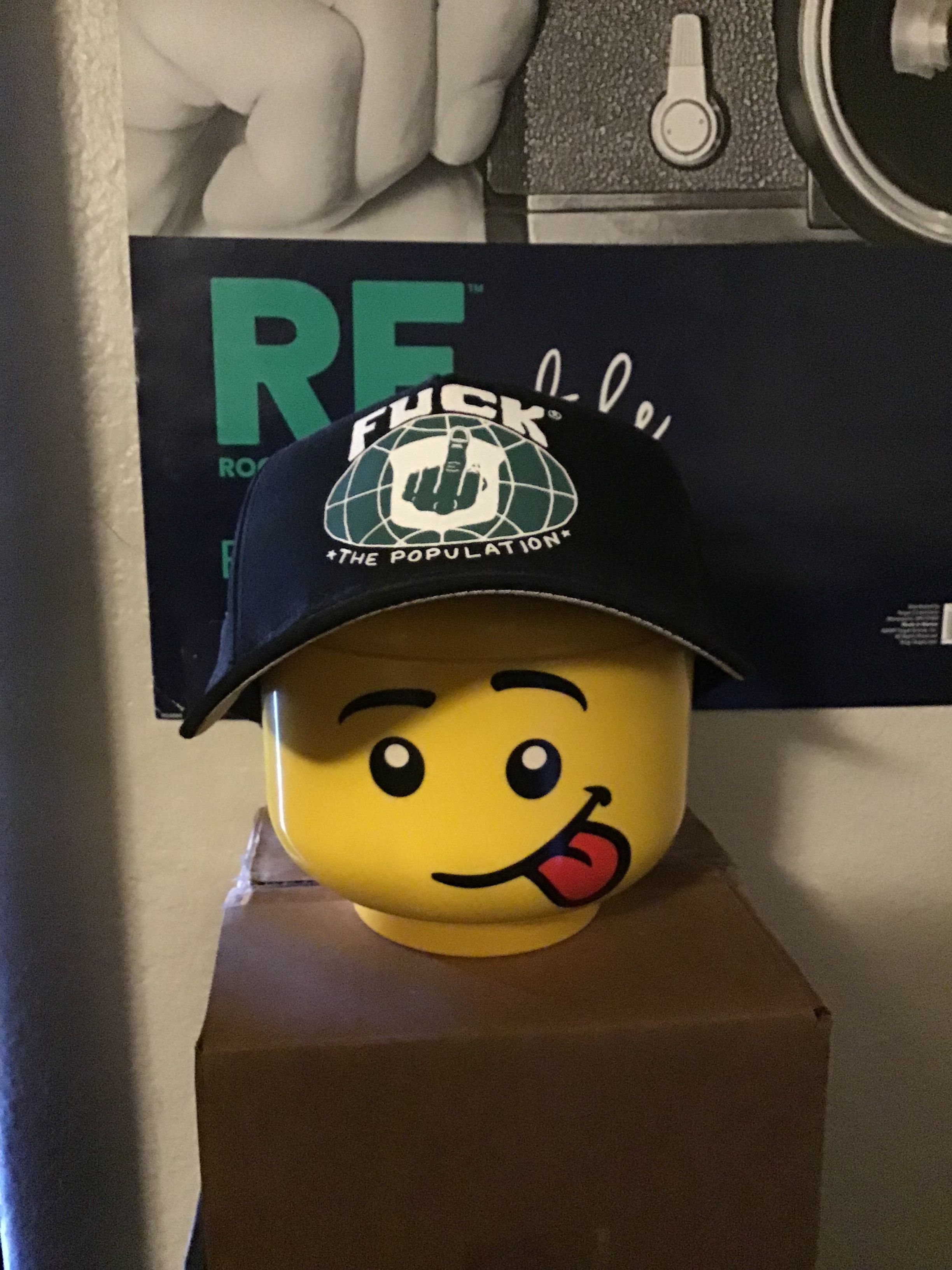 Fuck The Population FTP Middle Finger Hat Size ONE SIZE - 1 Thumbnail