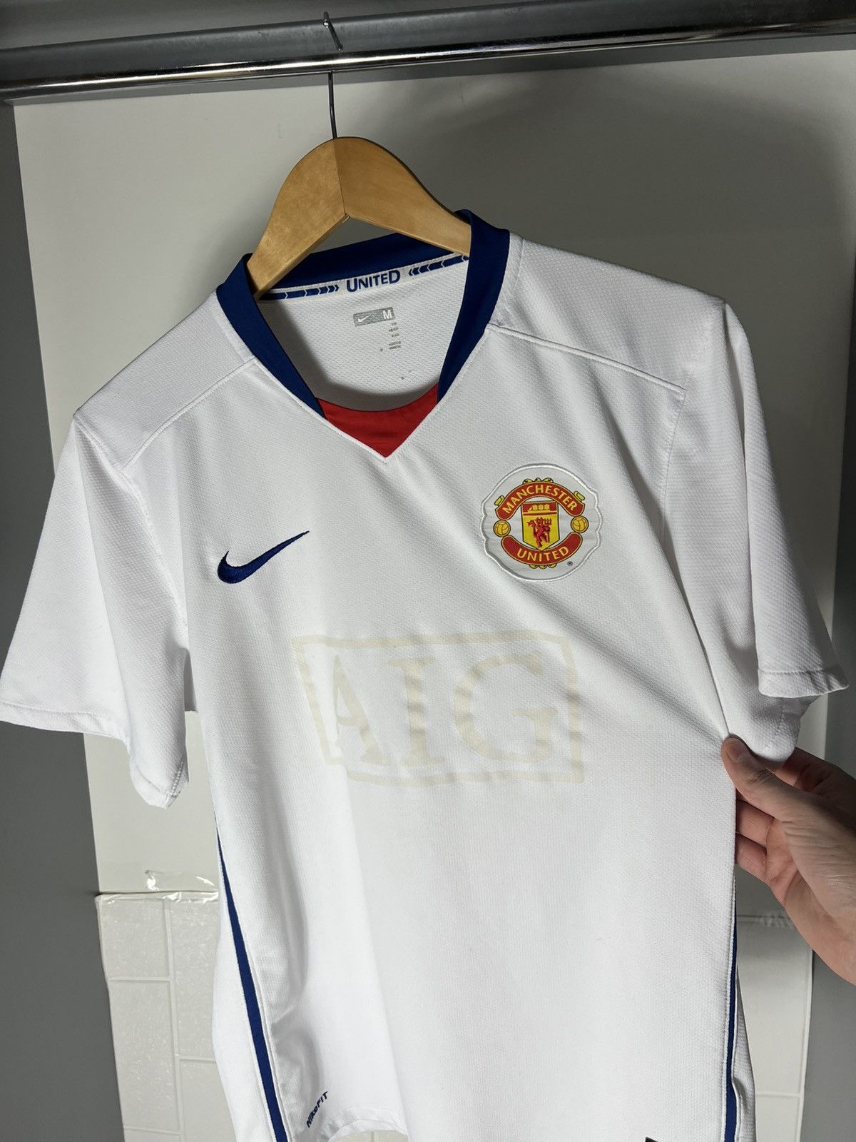 Nike VINTAGE NIKE FC MANCHESTER UNITED ENGLAND SOCCER JERSEY Y2K Size US M / EU 48-50 / 2 - 10 Thumbnail
