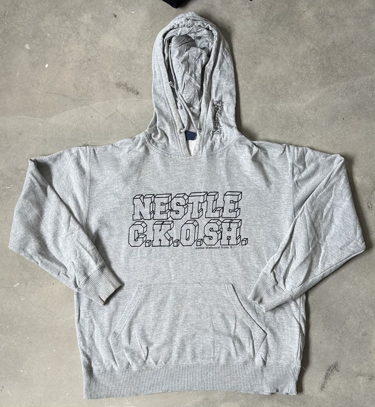 Japanese Brand VINTAGE NESTLE C.K.O.S.H HOODIE Size US XL / EU 56 / 4 - 1 Thumbnail