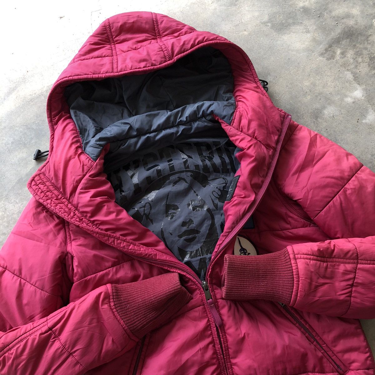 Hysteric Glamour HYSTERIC GLAMOUR Rare Patches Hood Puffer Jacket Size ONE SIZE - 6 Thumbnail