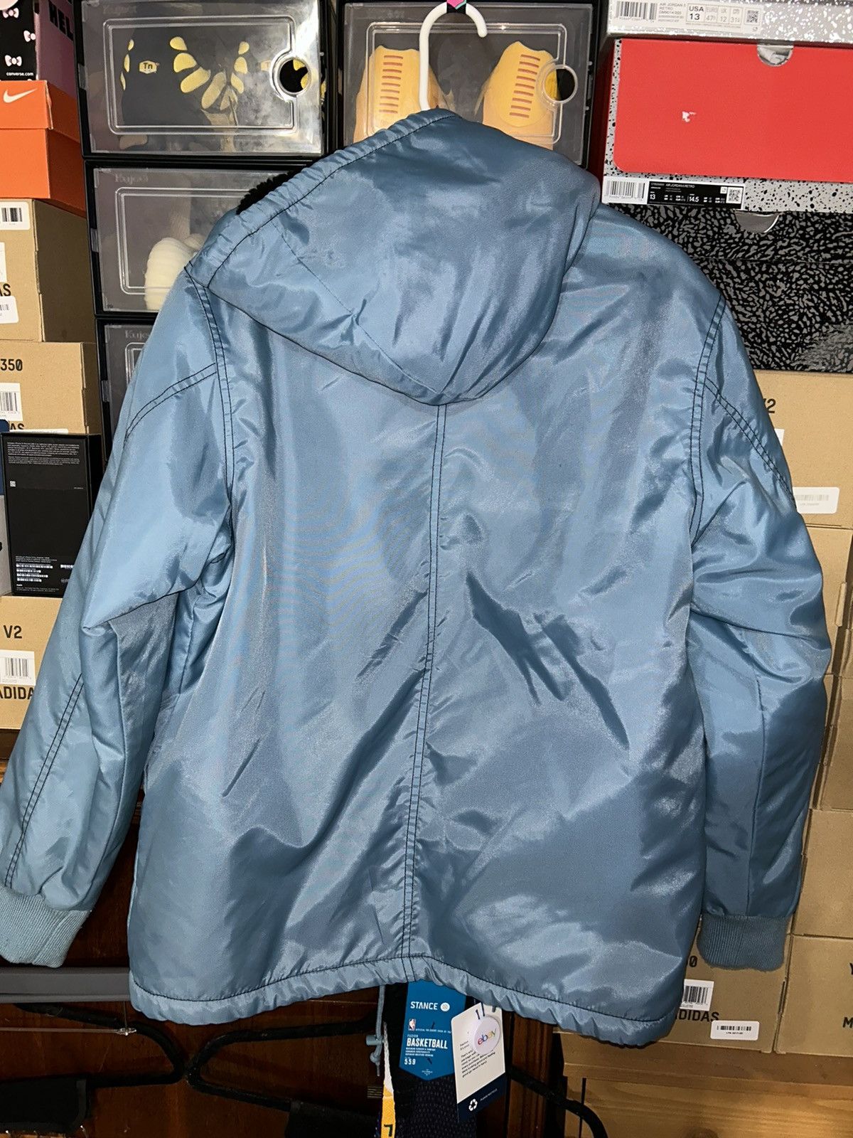 Supreme Supreme Sherpa Lined Nylon Zip Up Jacket FW18 size Medium Size US M / EU 48-50 / 2 - 5 Thumbnail