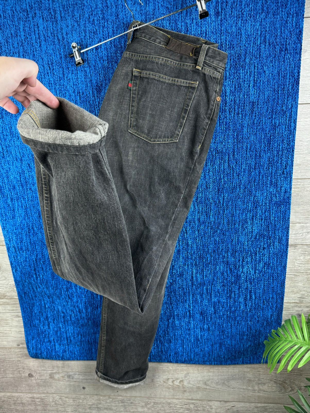 Designer GUCCI RARE VINTAGE JEANS 90S MADE IN ITALY 🇮🇹 Size US 34 / EU 50 - 2 Thumbnail