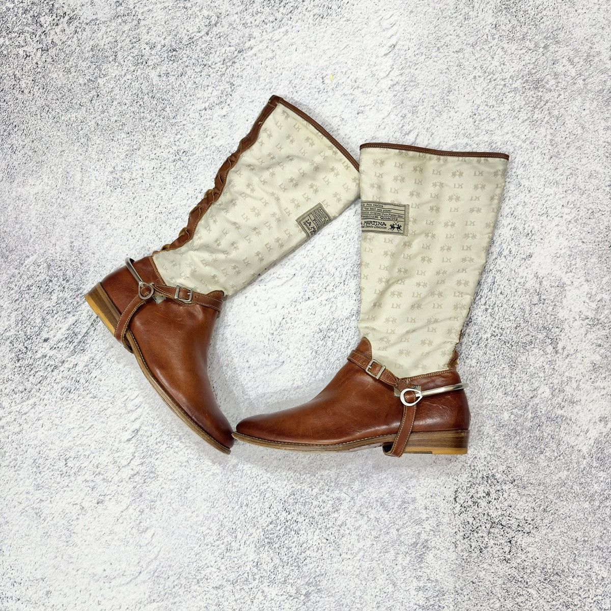Designer × La Martina La Martina Pull On Riding Boots EU37.5 UK4.5 US7.5 Size US 7.5 / IT 37.5 - 1 Thumbnail