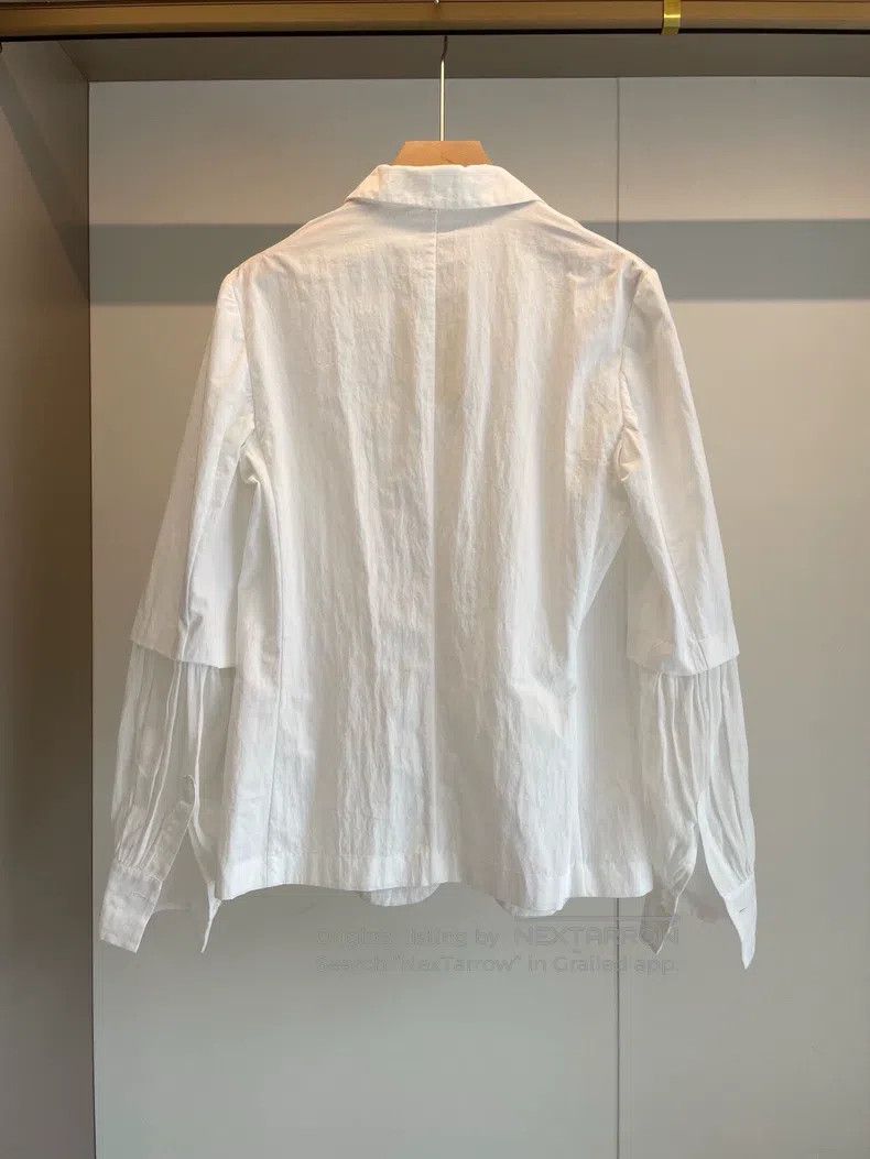 Brunello Cucinelli Brunello Cucinelli White studded decoration cotton blend b Size M / US 6-8 / IT 42-44 - 2 Thumbnail