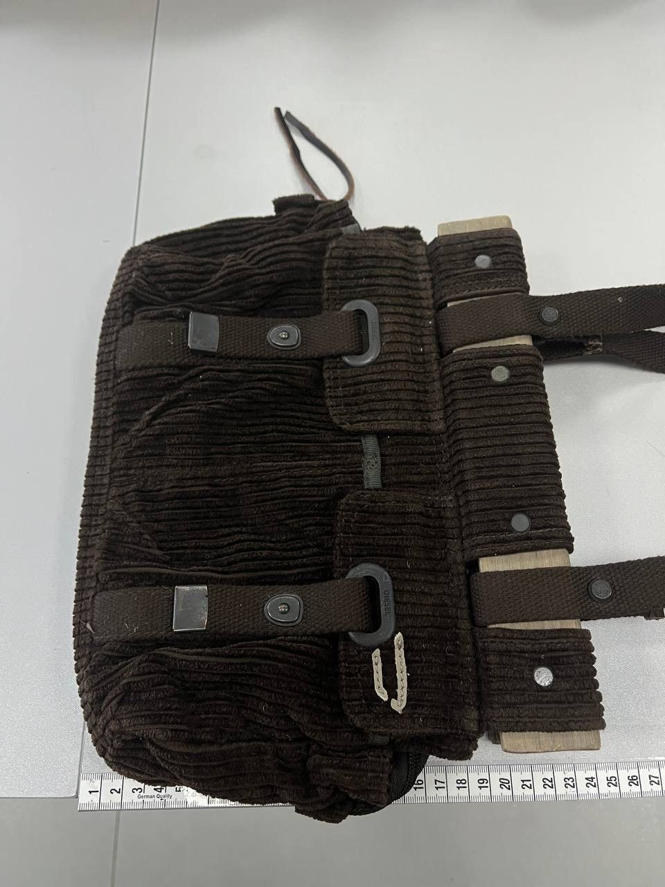 Diesel × Vintage Vintage Diesel y2k Velvet Logo Bag Size ONE SIZE - 11 Thumbnail