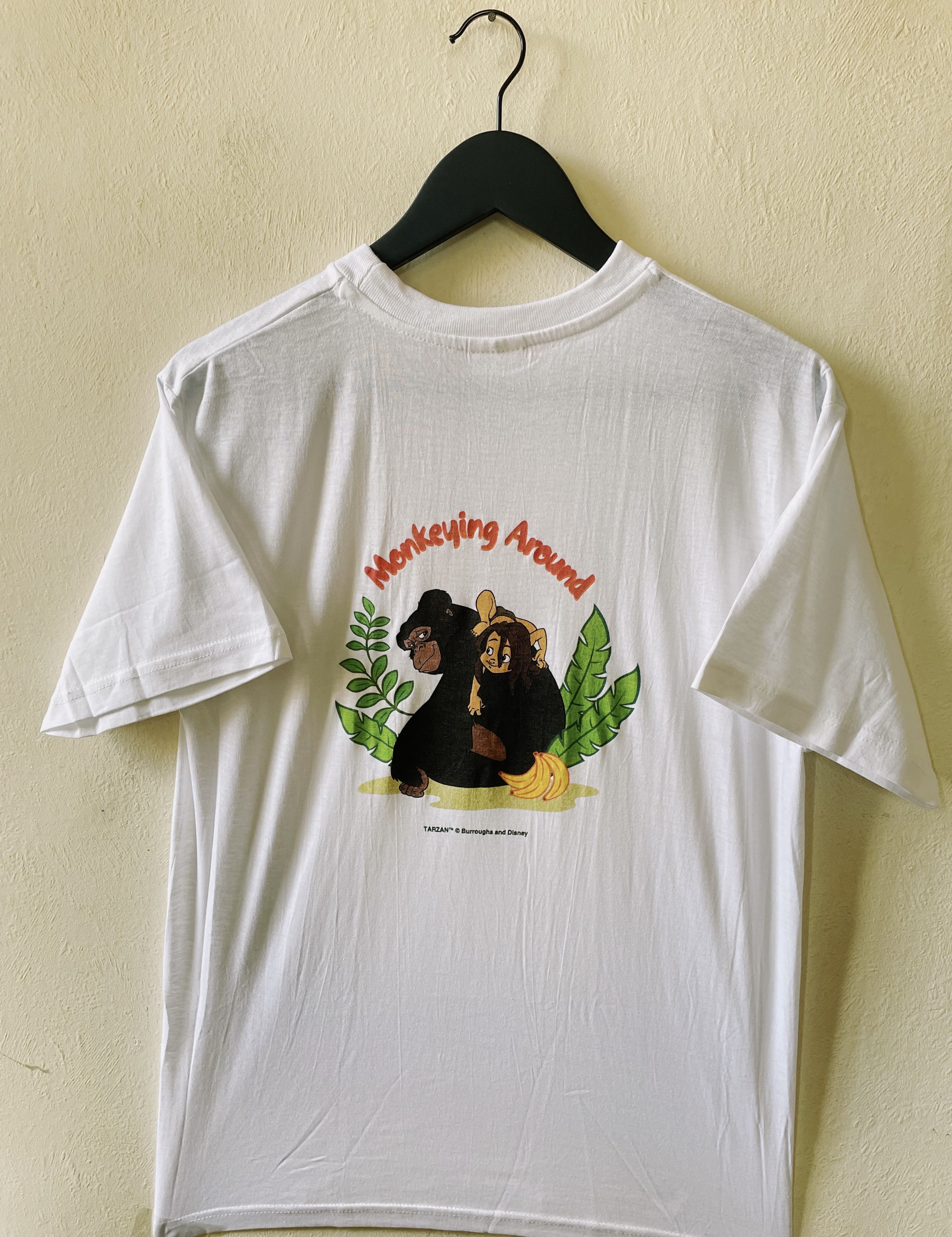 Anime × Disney × Vintage Vintage 1999 SEGA x Disney Tarzan Promo T-shirt White Size US M / EU 48-50 / 2 - 1 Thumbnail