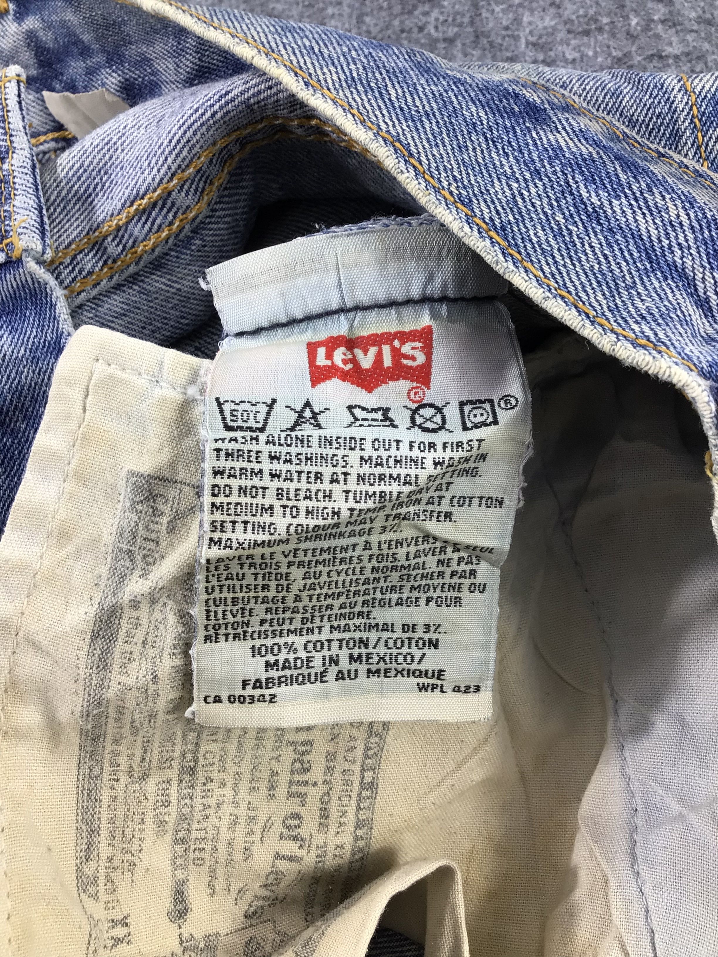 Levi's Vintage Levi's 501 Jeans Rusty Wash Distressed Denim KJ284 Size US 30 / EU 46 - 11 Thumbnail