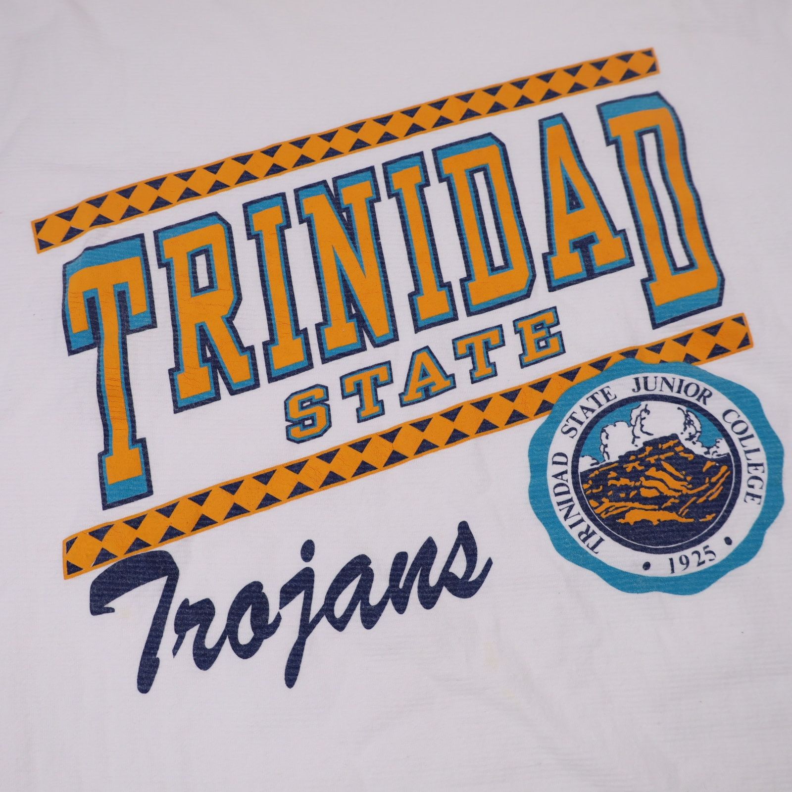 NCAA × Vintage Vintage Trinidad State Trojans Graphic T Shirt Size US XL / EU 56 / 4 - 5 Thumbnail