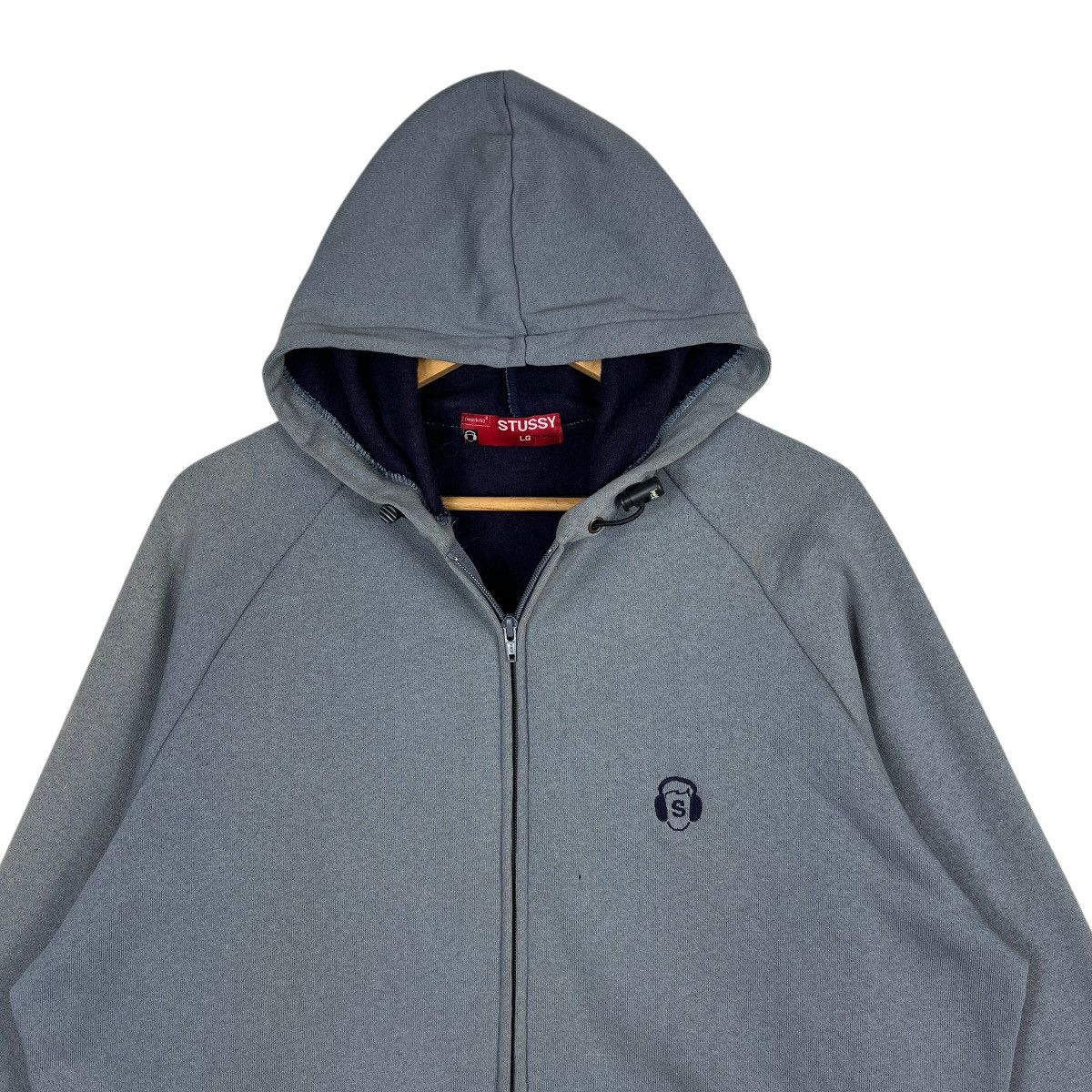Stussy 🔥 Vintage Stussy Zip Up Hoodie Made In Usa Size US L / EU 52-54 / 3 - 8 Thumbnail