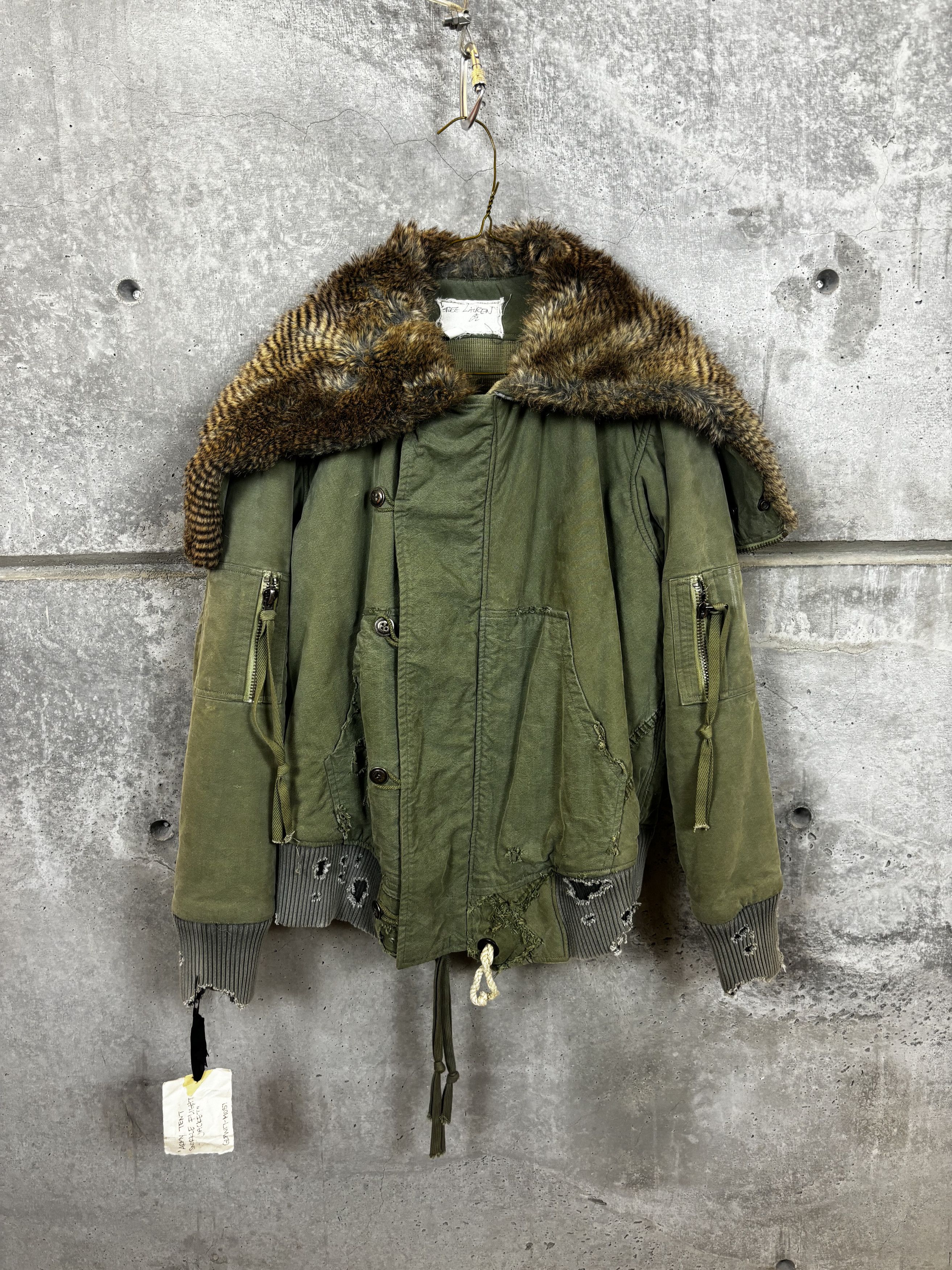 Greg Lauren *SAMPLE GREG LAUREN ARMY TENT SNORKEL FLIGHT JACKET VINTAGE Size US M / EU 48-50 / 2 - 1 Thumbnail