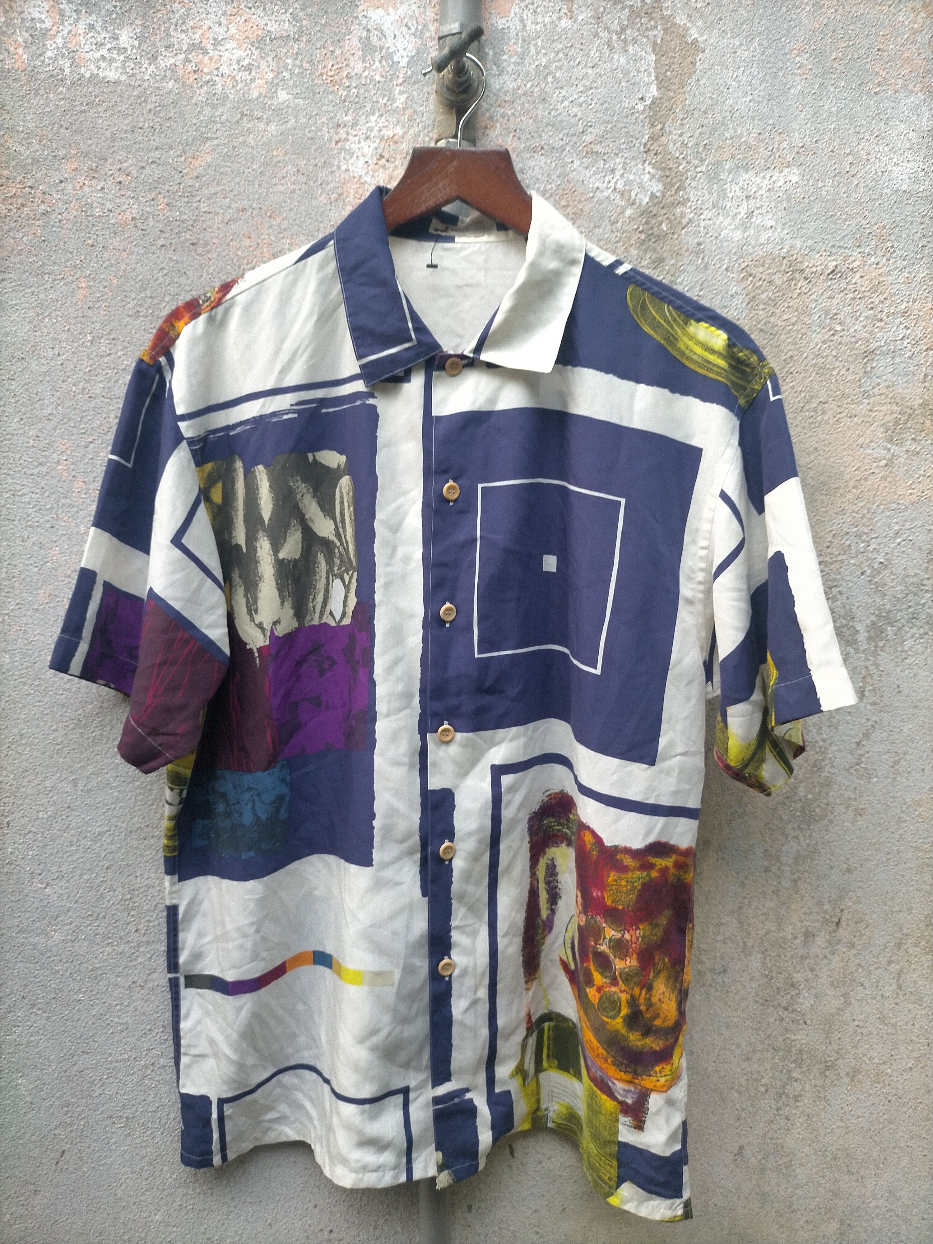 Japanese Brand × Vintage Vintage Dolce Elegante Art Shirts Size US L / EU 52-54 / 3 - 1 Thumbnail
