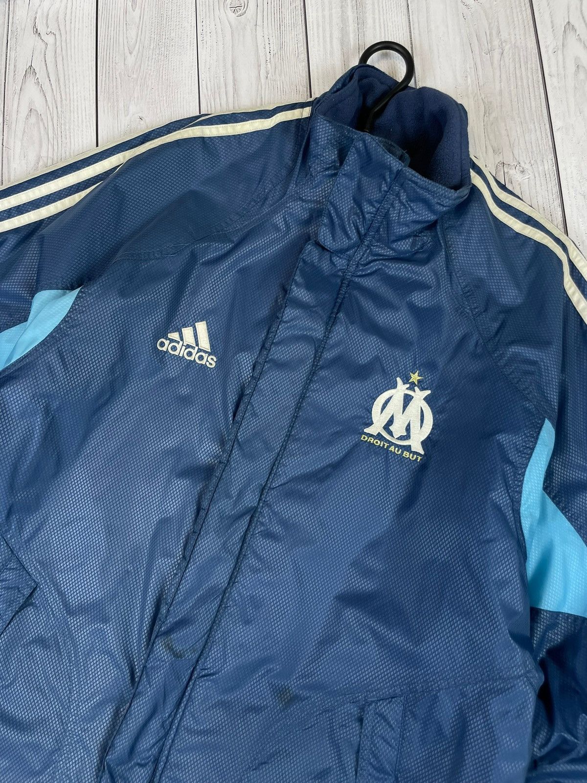 Adidas Vintage adidas Olympic Marseille soccer jacket size S logo Size US S / EU 44-46 / 1 - 2 Thumbnail