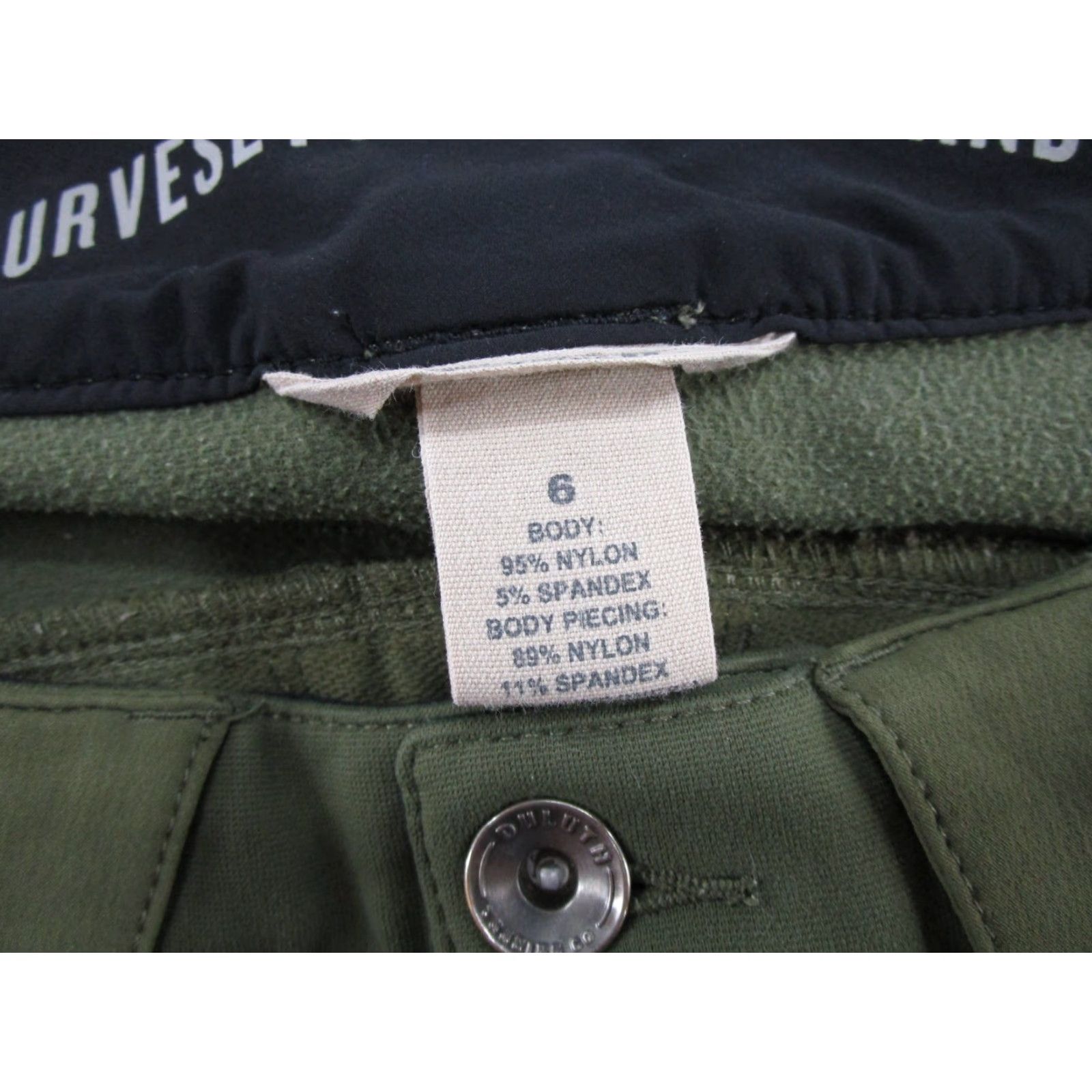 Olive Duluth Womens Hardcore Tech Skinny Leg Work Pants Size 6 Olive Green 75801 Shirt Pants Womens Skinny Brand: Duluth? Size 28" / US 6 / IT 42 - 5 Thumbnail
