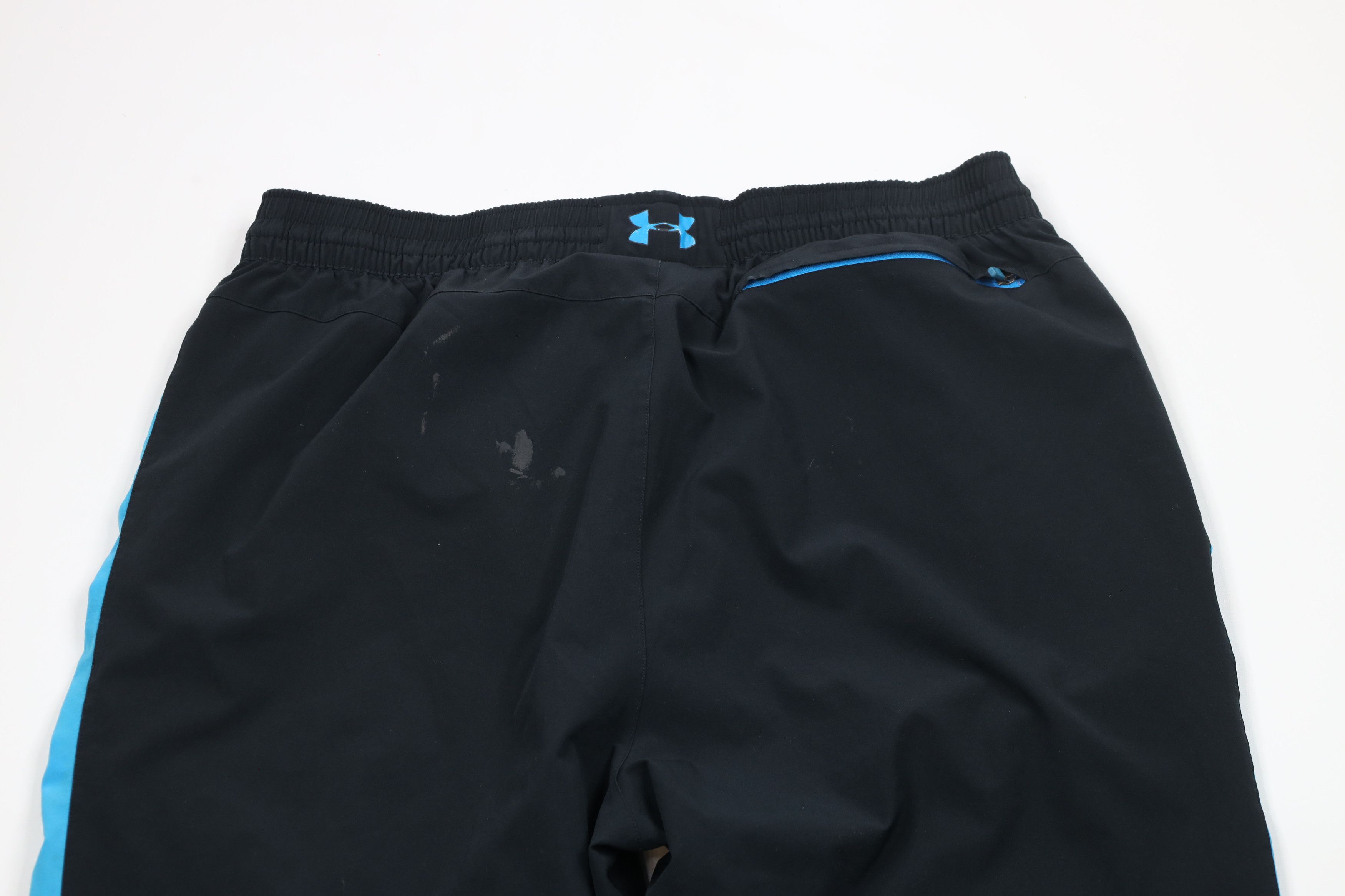 Under Armour × Vintage Under Armour Spell Out Loose Fit Wide Leg Pants Black Size US 40 / EU 56 - 14 Thumbnail