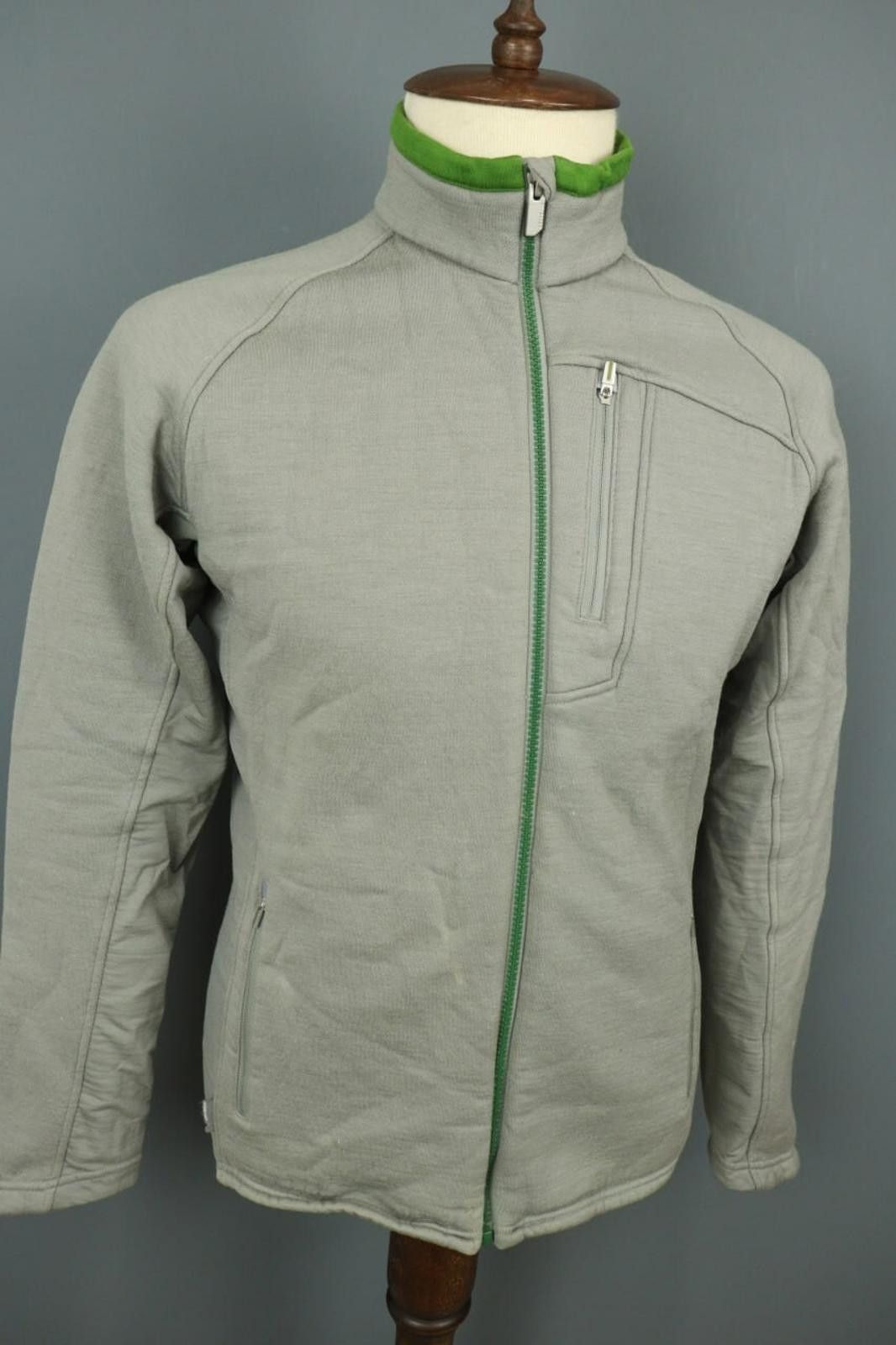 Icebreaker Icebreaker Gray Merino Wool Fleece Track Jacket Size M Size US M / EU 48-50 / 2 - 8 Thumbnail