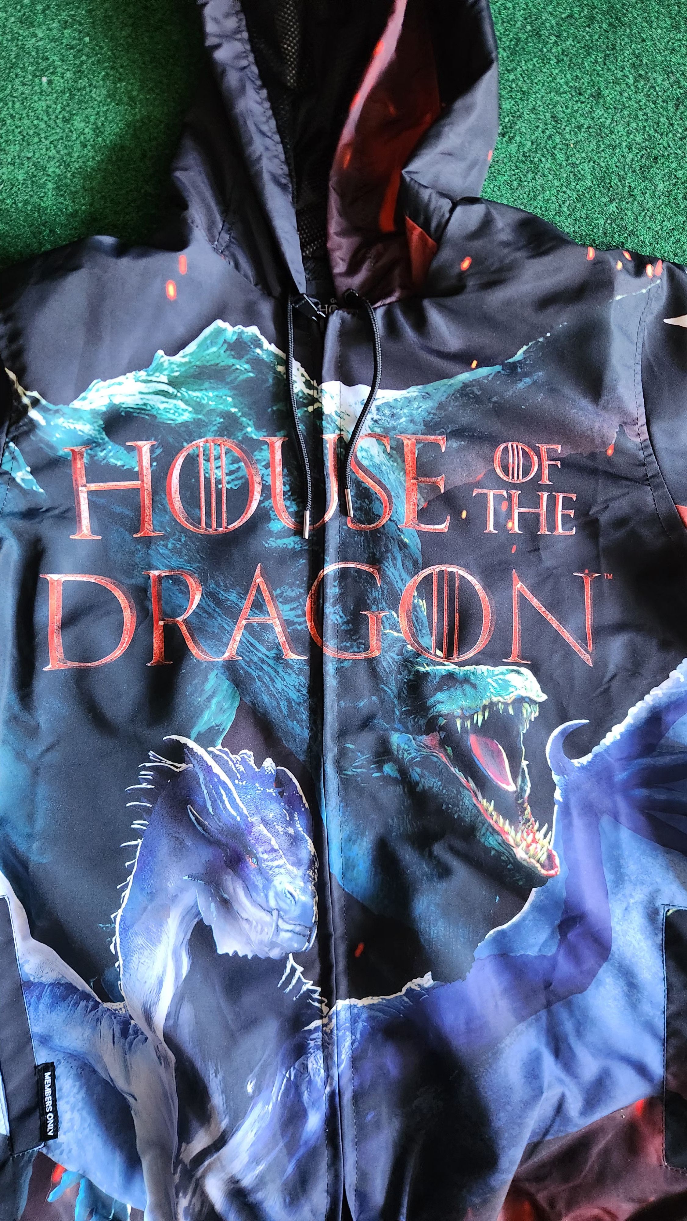 Members Only HBO Game of Thrones House of the Dragon Windbreaker Medium Size US M / EU 48-50 / 2 - 3 Thumbnail