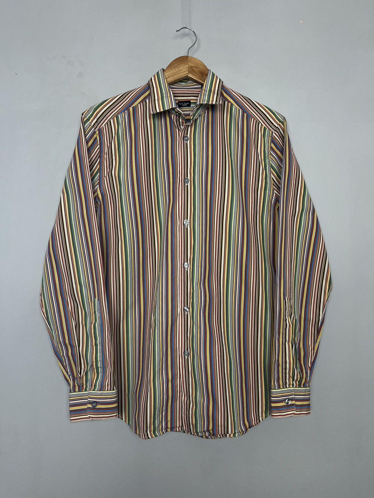 Paul Smith Paul Smith London Striped Cotton Shirt Made in Italy Size US L / EU 52-54 / 3 - 1 Thumbnail