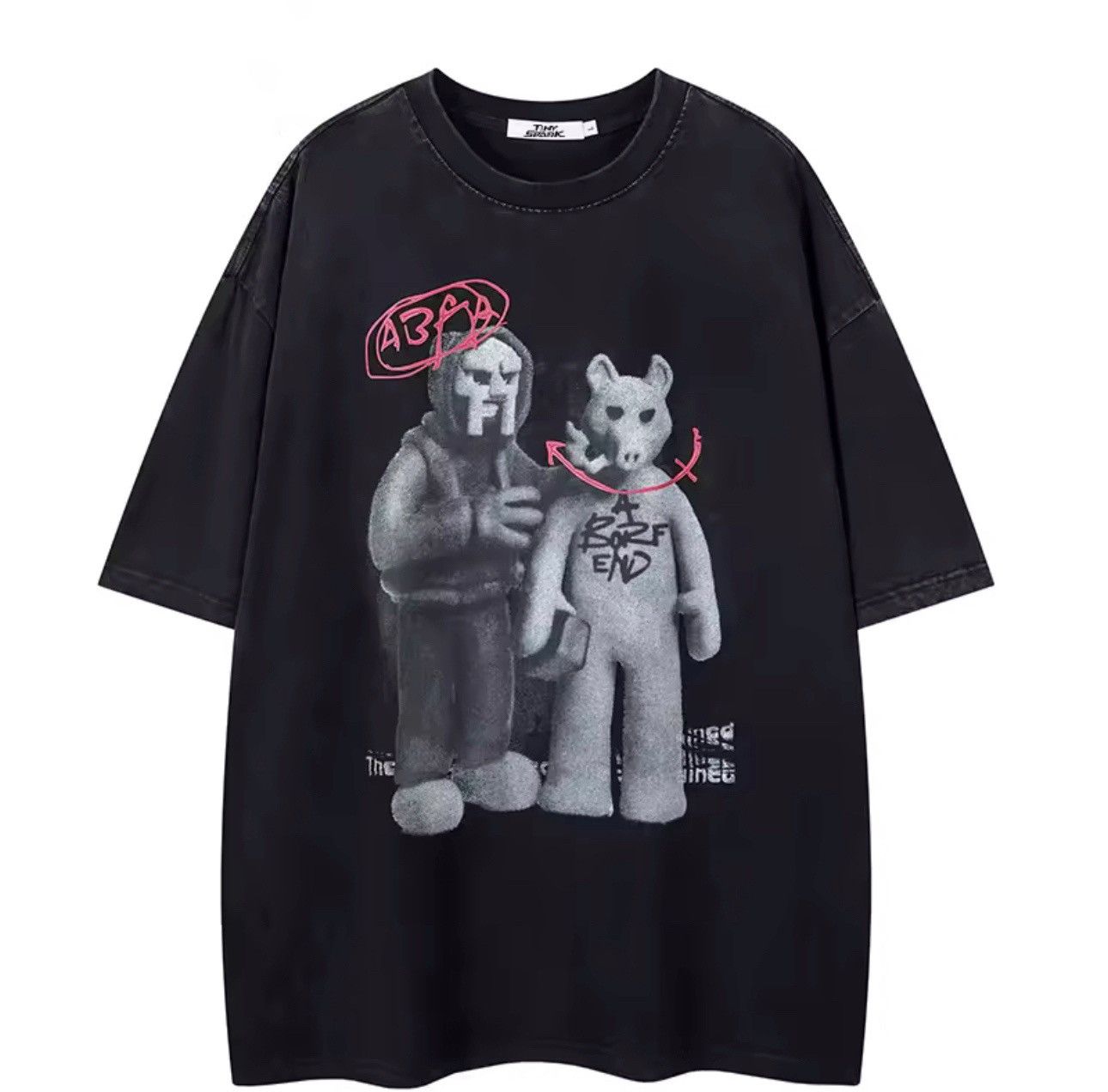 Japanese Brand Streetwear Design Hip Hop Printed Hipster T Shirt Y2k Size US XXL / EU 58 / 5 - 1 Thumbnail