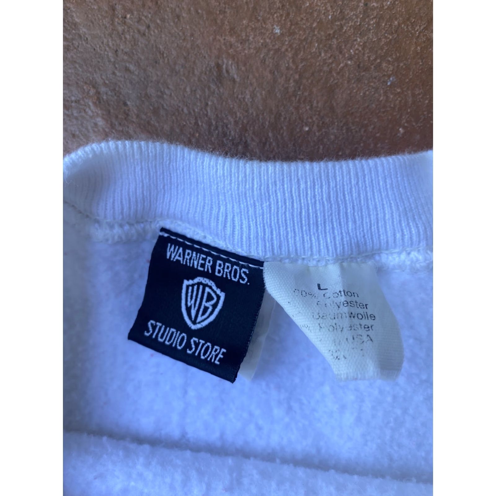 Vintage VINTAGE Tweety Bird Angel Halo Crewneck Sweatshirt Large USA Men Pullover Cotton Blend Knit White 90s Size US XL / EU 56 / 4 - 2 Thumbnail