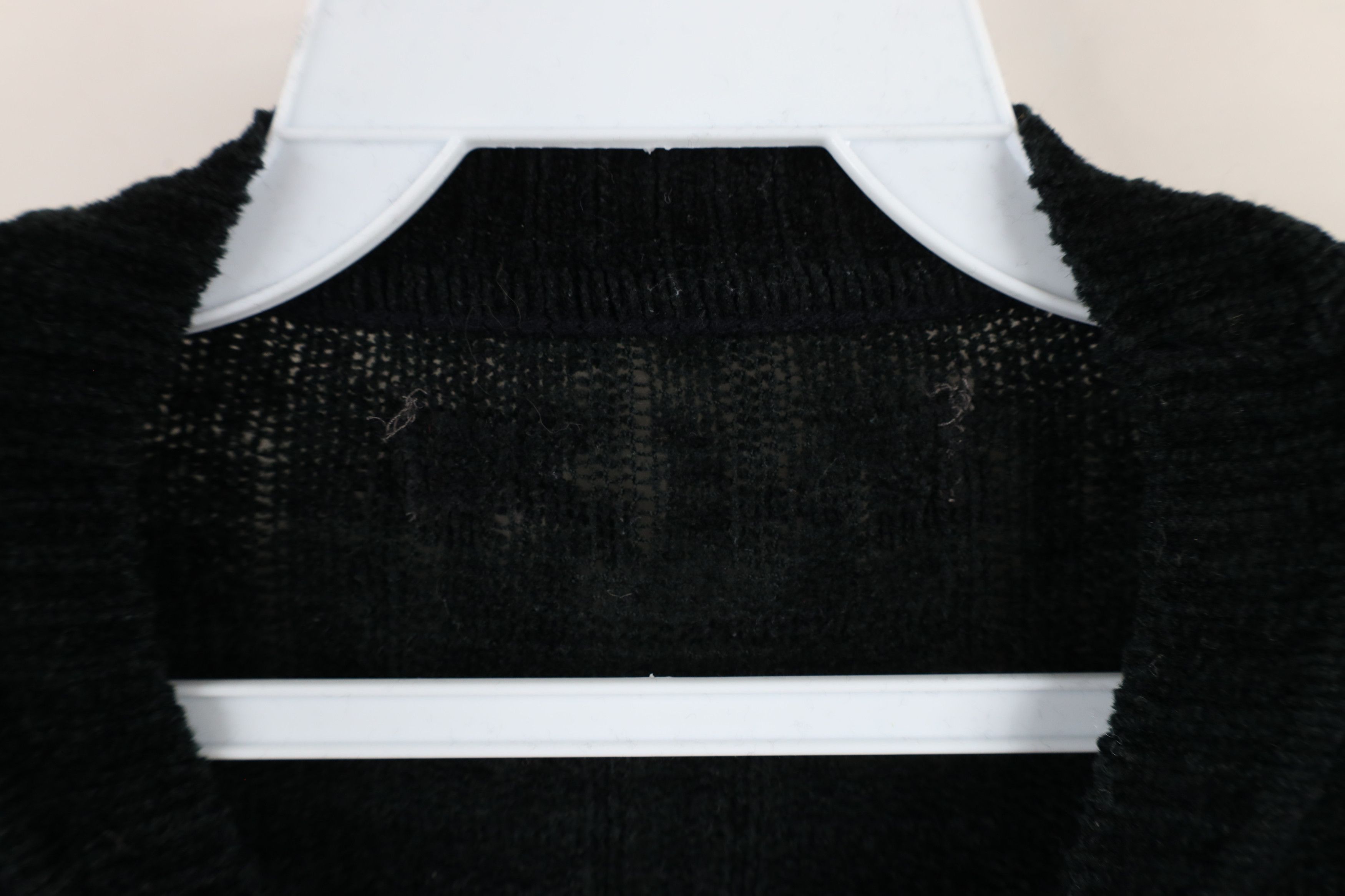 Vintage Vintage 90s Streetwear Cross Weave Thin Knit Fleece Sweater Size US L / EU 52-54 / 3 - 6 Thumbnail