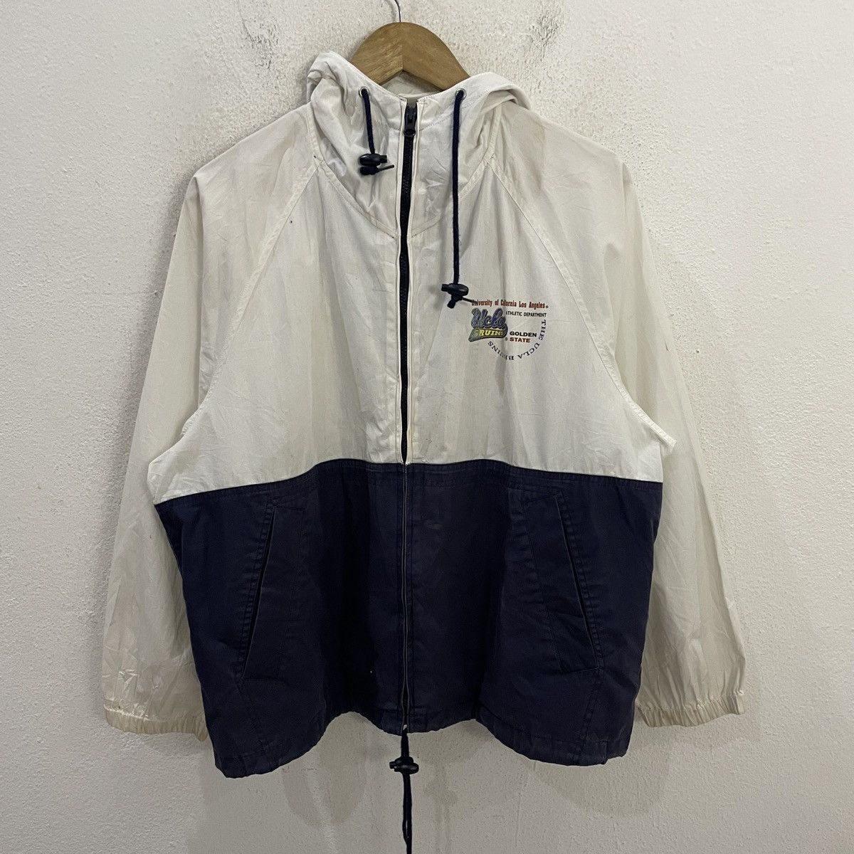 American Apparel Vintage Ucla University Zipper Ups Jacket Size US XL / EU 56 / 4 - 1 Thumbnail