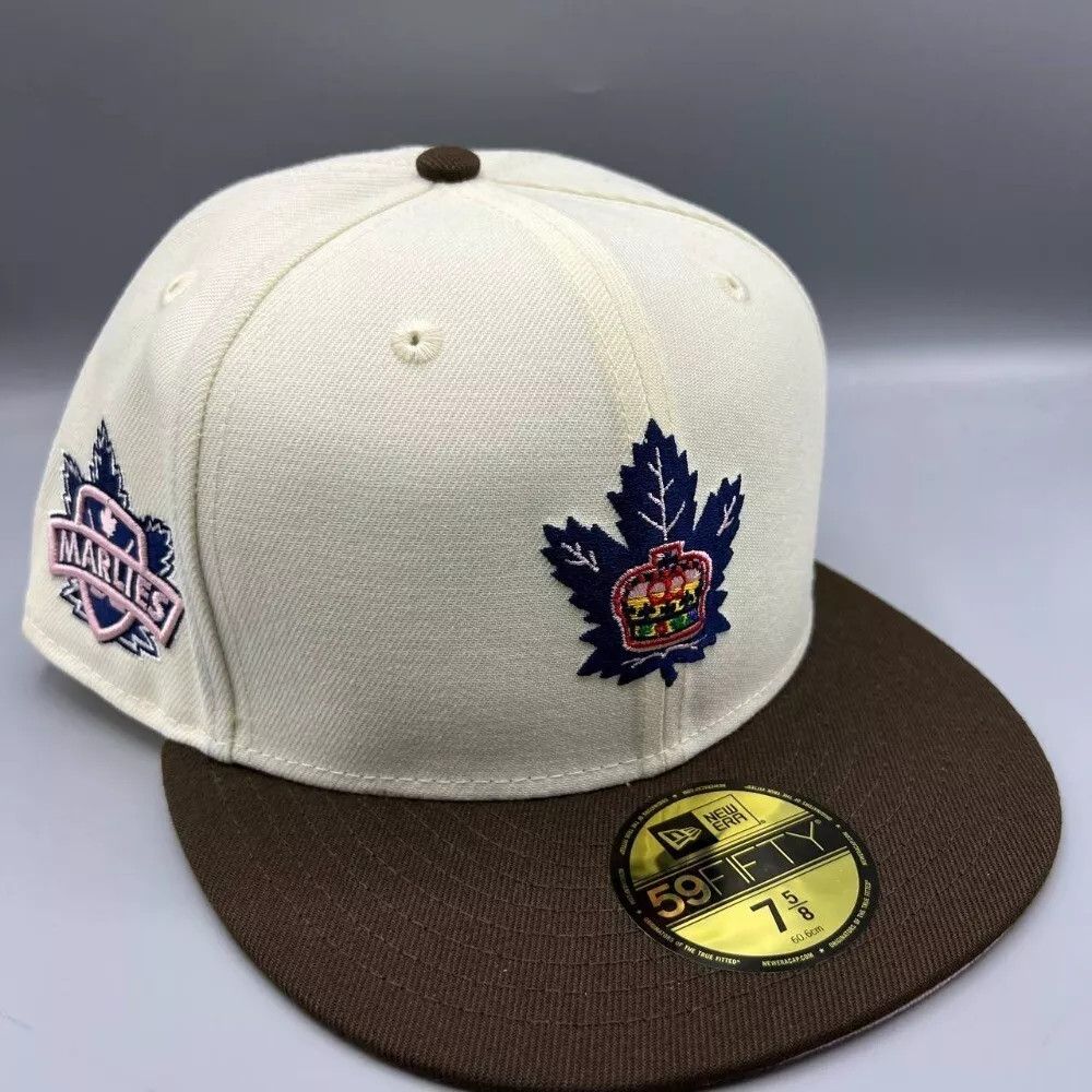 New Era Toronto Marlies Hat Men 7 5/8 59Fifty New Era AHL Fitted Cap Size ONE SIZE - 1 Thumbnail