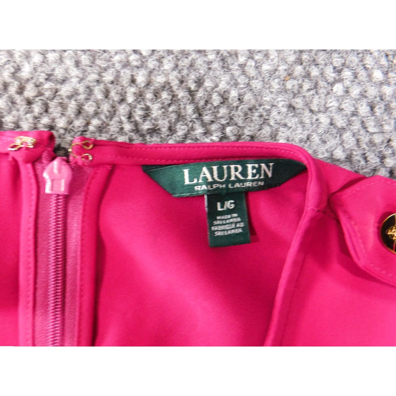 Ralph Lauren Lauren Ralph Lauren Blouse Women's L Pink Knit Cotton Long Sleeve Round Neck Pullover Formal Casual Size L / US 10 / IT 46 - 4 Thumbnail