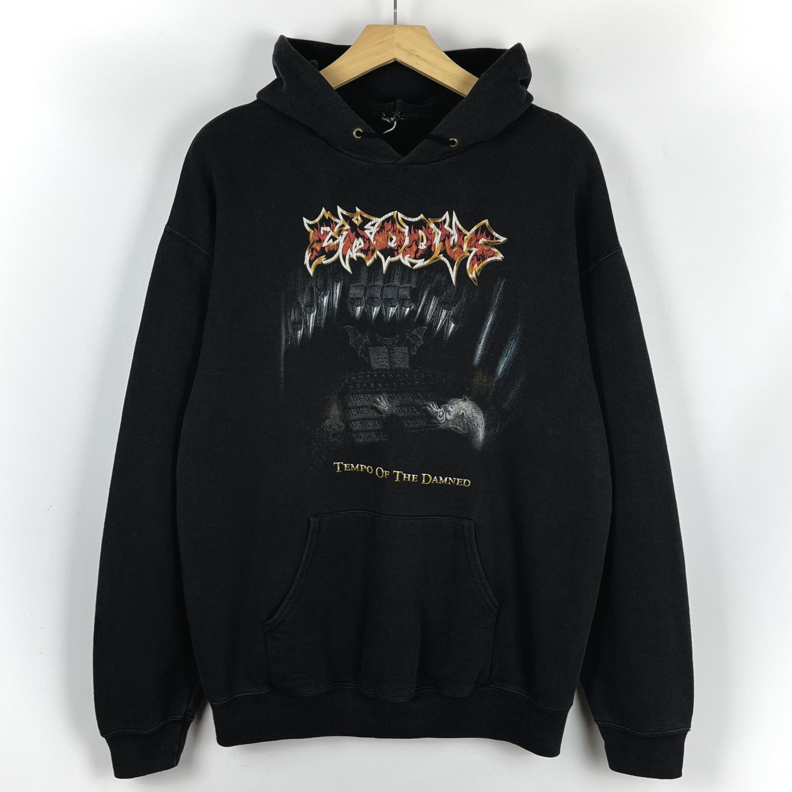 Band Tees Vintage Exodus Thrash Metal Band Hoodie 2004 Size US M / EU 48-50 / 2 - 1 Thumbnail