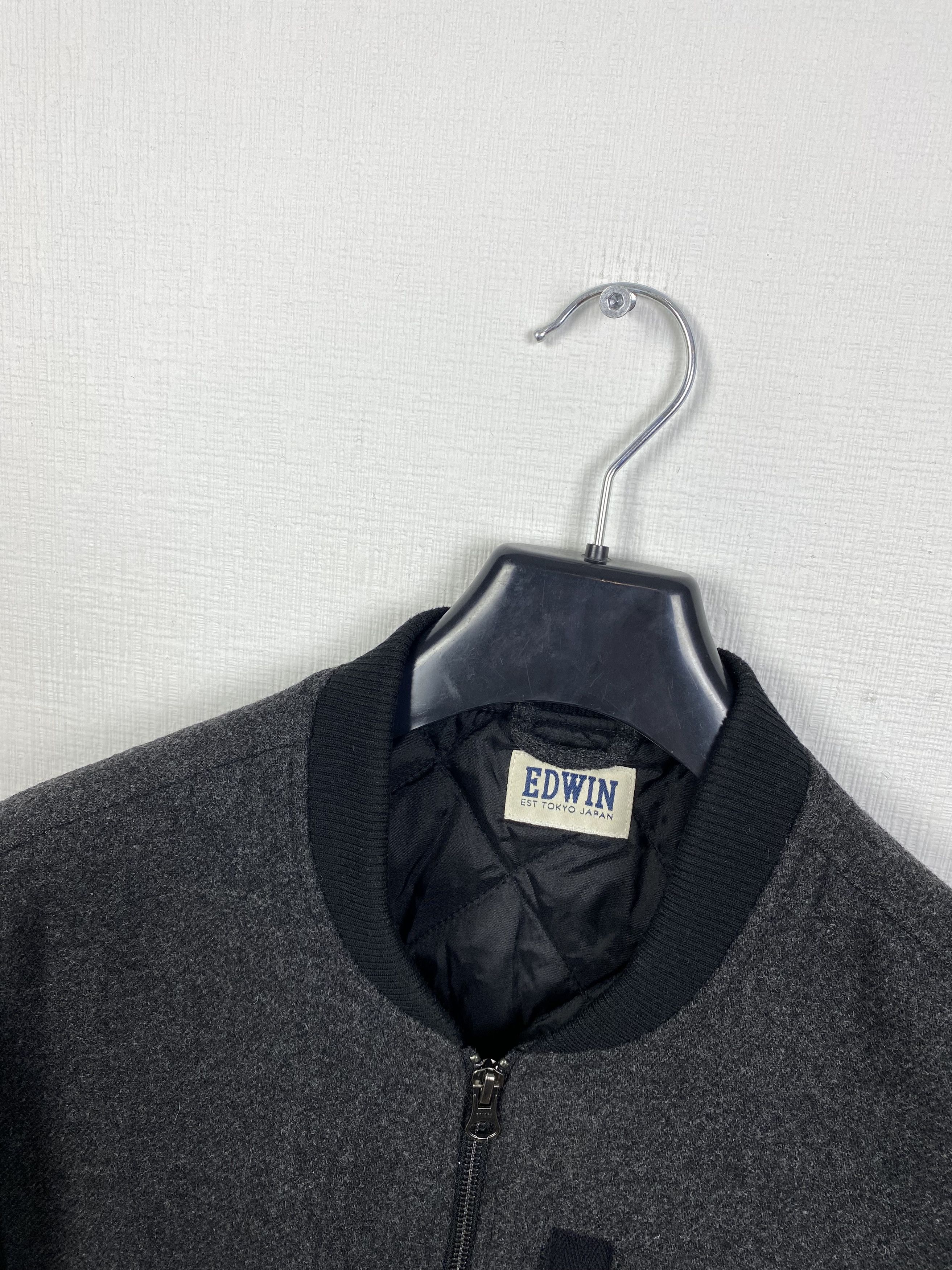 Edwin Edwin Japan Men Wool Bomber Jacket Size S Size US S / EU 44-46 / 1 - 2 Thumbnail