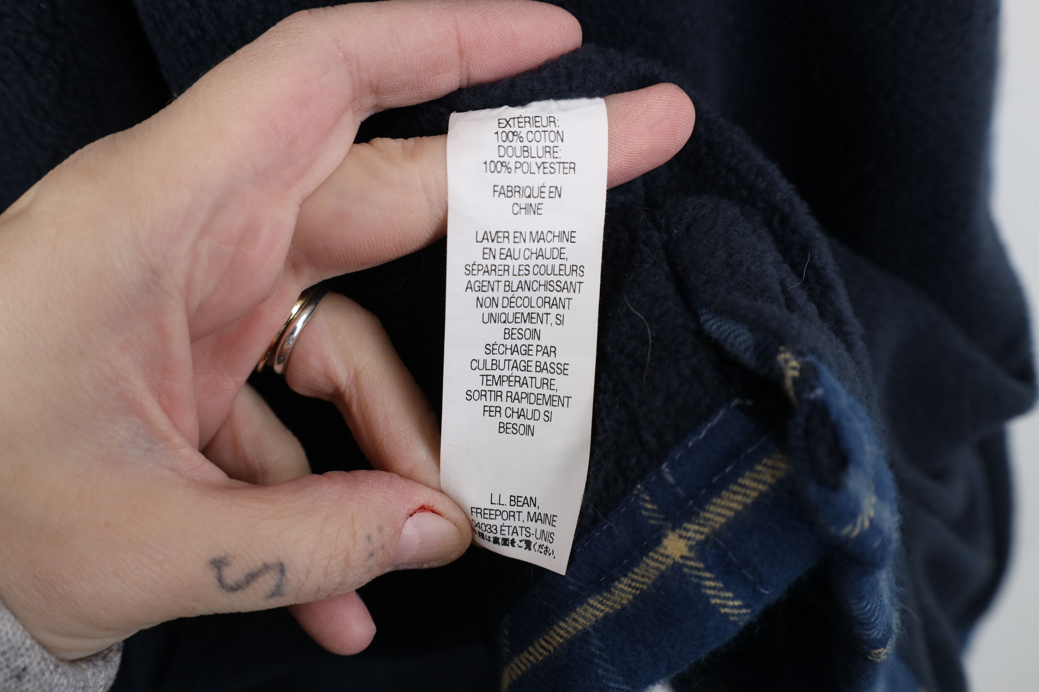 L.L. Bean Vintage LL Bean Lined Flannel Button Shirt Jacket Jac Shirt Size US XL / EU 56 / 4 - 9 Thumbnail