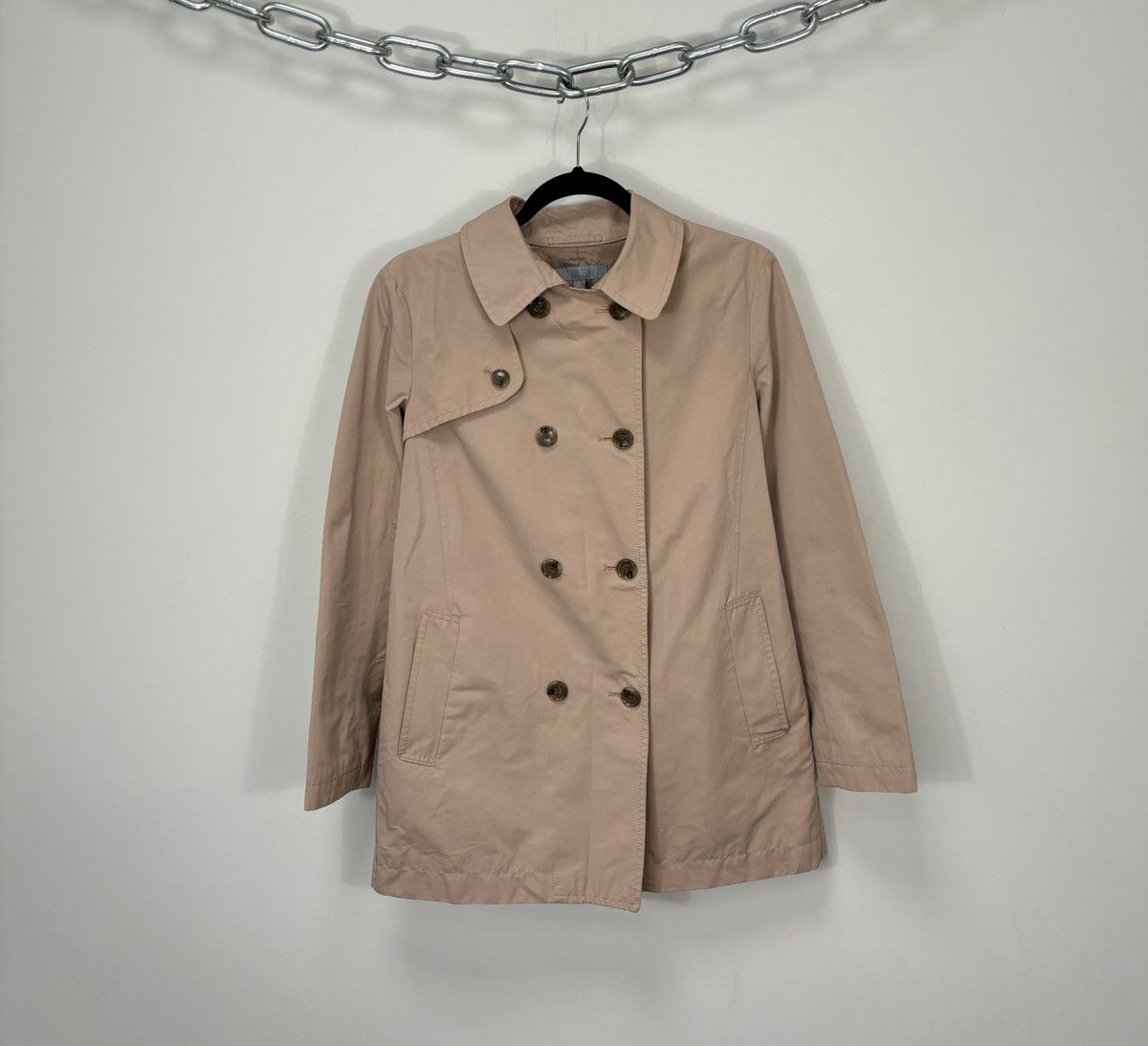 Uniqlo Uniqlo Women’s Classic Luxury Double Breasted Trench Coat Size L / US 10 / IT 46 - 1 Thumbnail