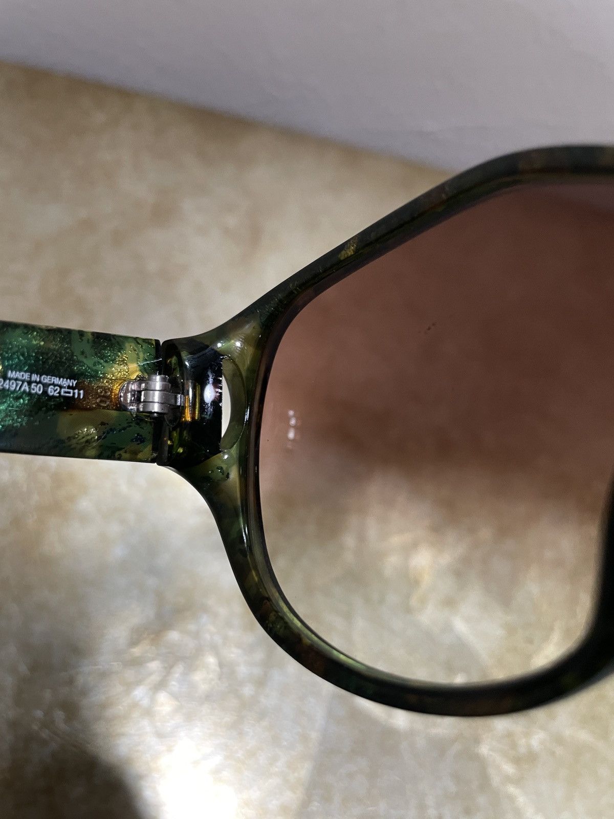 Christian Dior Monsieur Christian Dior Sunglasses Retro Chromax Mix Green Plastic Size ONE SIZE - 10 Thumbnail