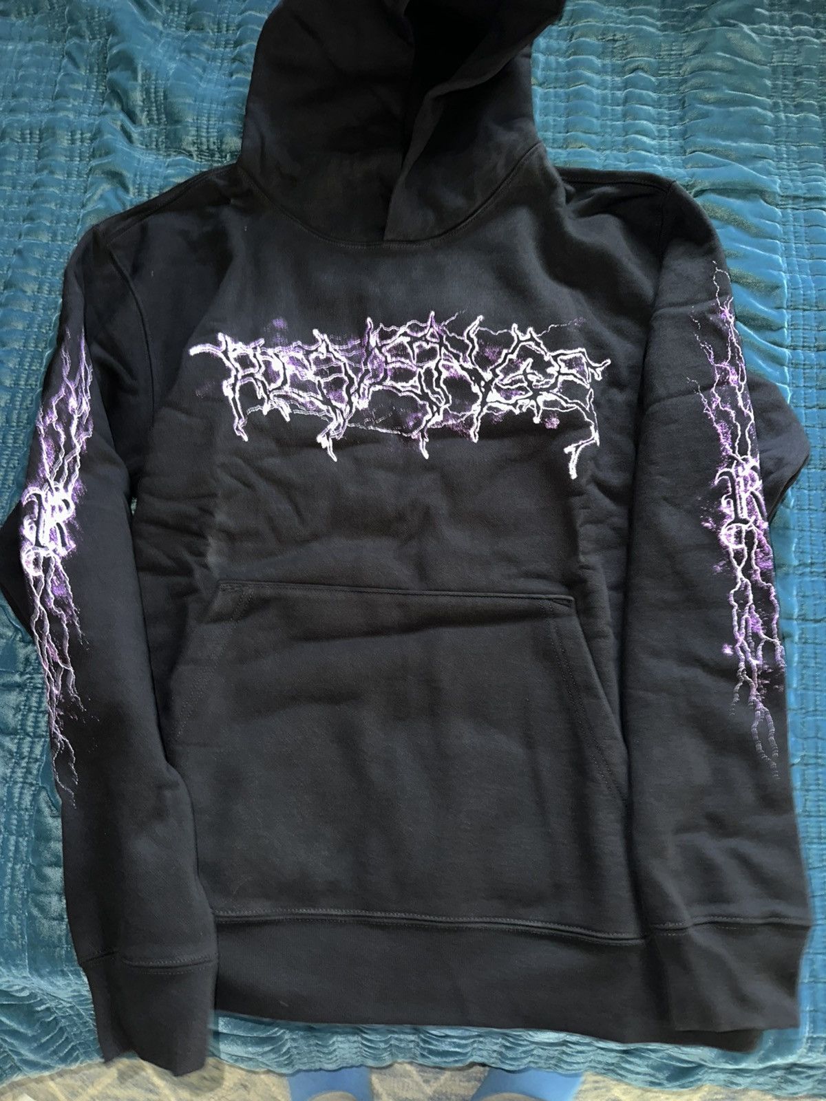 Revenge Purple Lightning Logo Hoodie Size US M / EU 48-50 / 2 - 1 Thumbnail