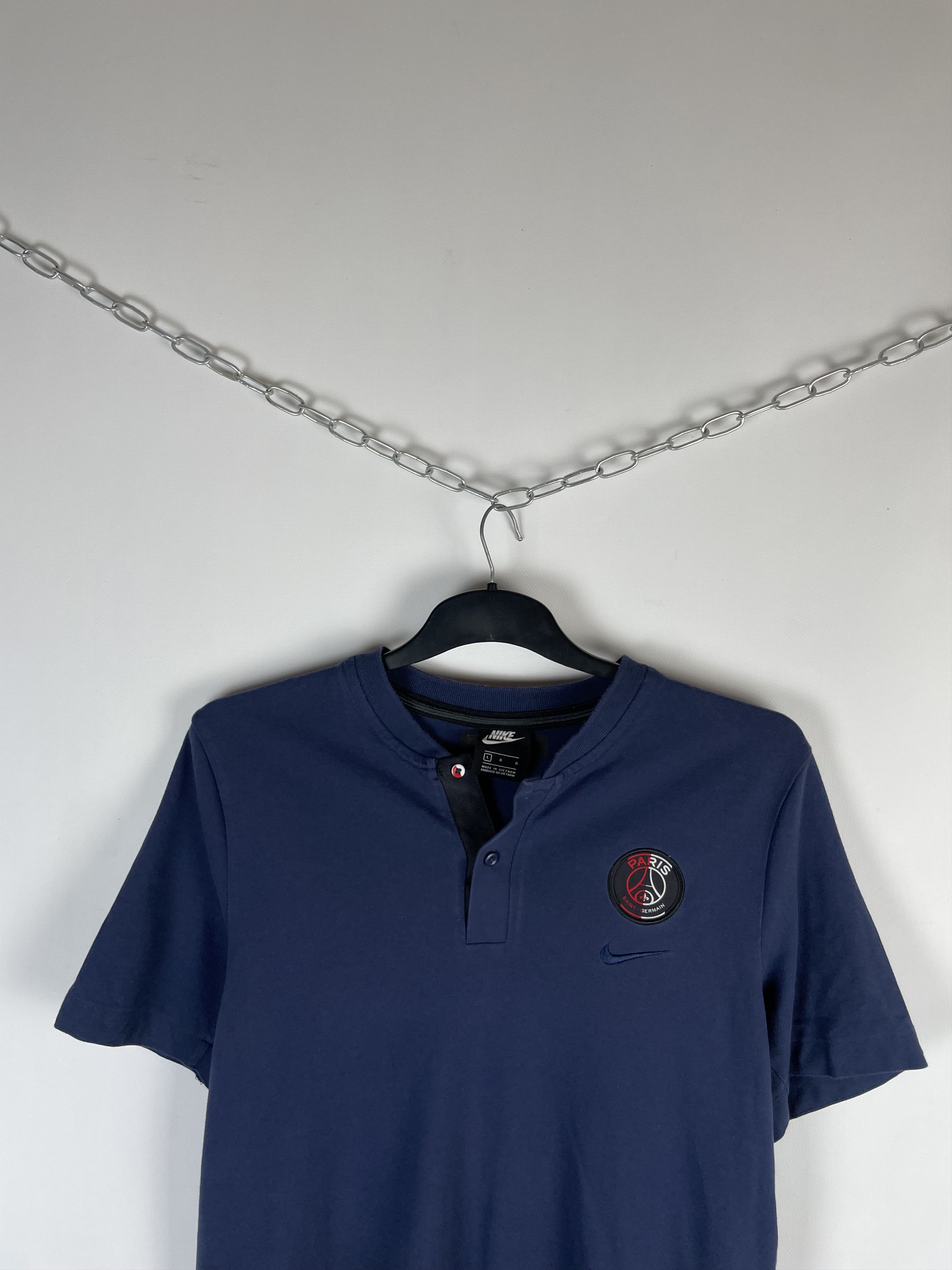 Nike Vintage Nike PSG Soccer Jersey Tee Size US L / EU 52-54 / 3 - 3 Thumbnail