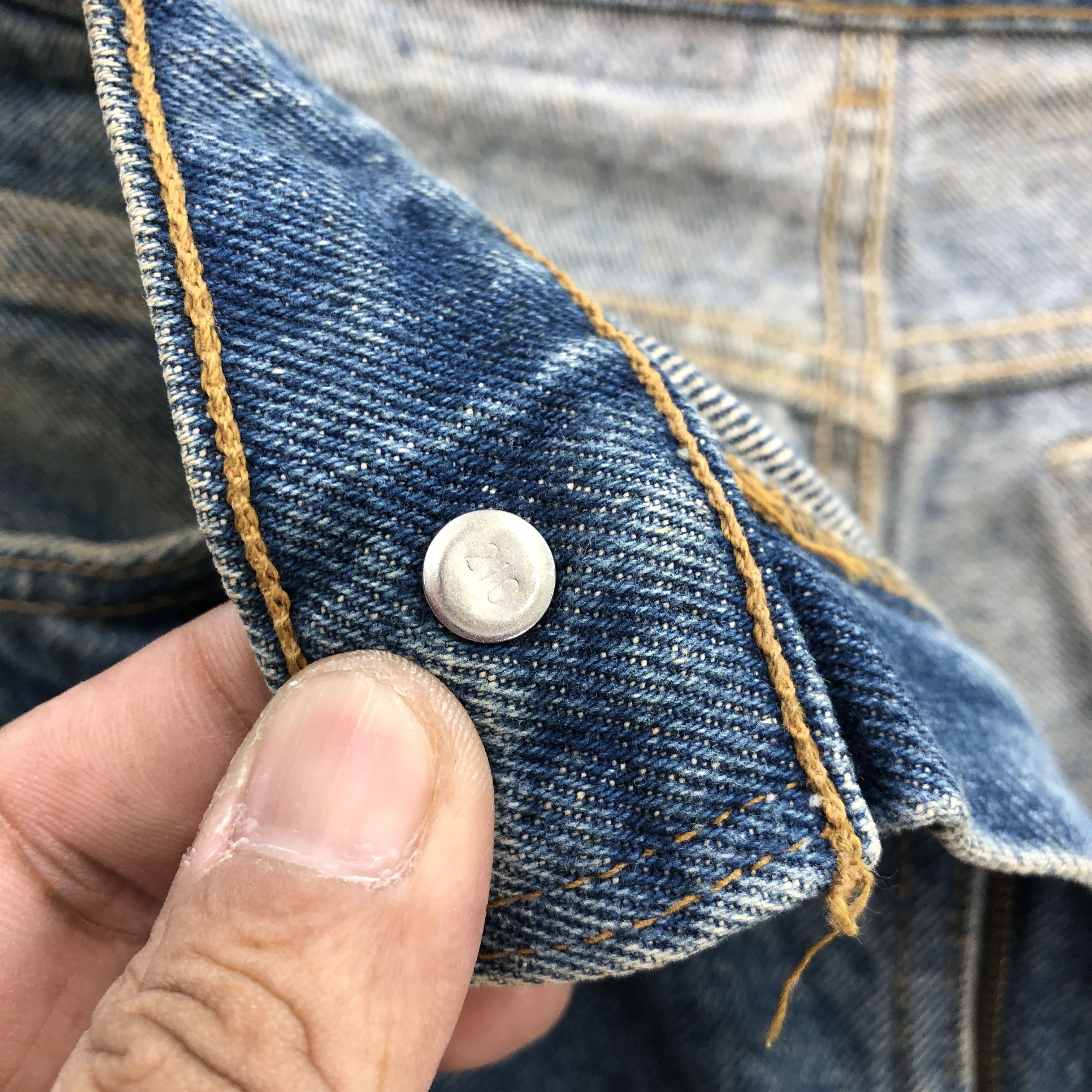 Levi's Vintage Levis Dirty Wash Jeans Levi's 619 Stonewash Denim Size 28" / US 6 / IT 42 - 7 Thumbnail