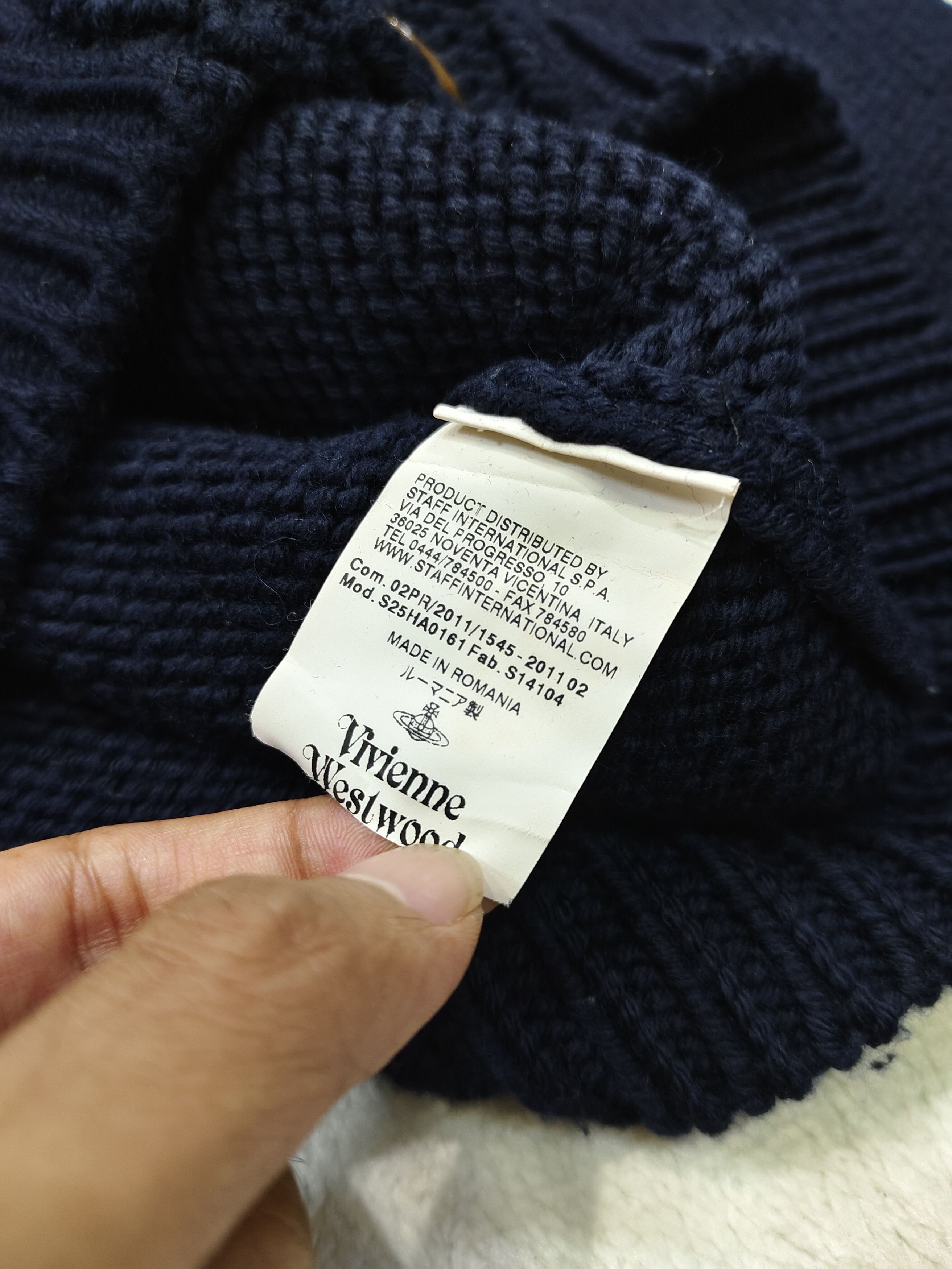 Vivienne Westwood V. W Man- Orb Logo Heavy Wool Shawl Collar Knit Cardigan Size US M / EU 48-50 / 2 - 6 Thumbnail