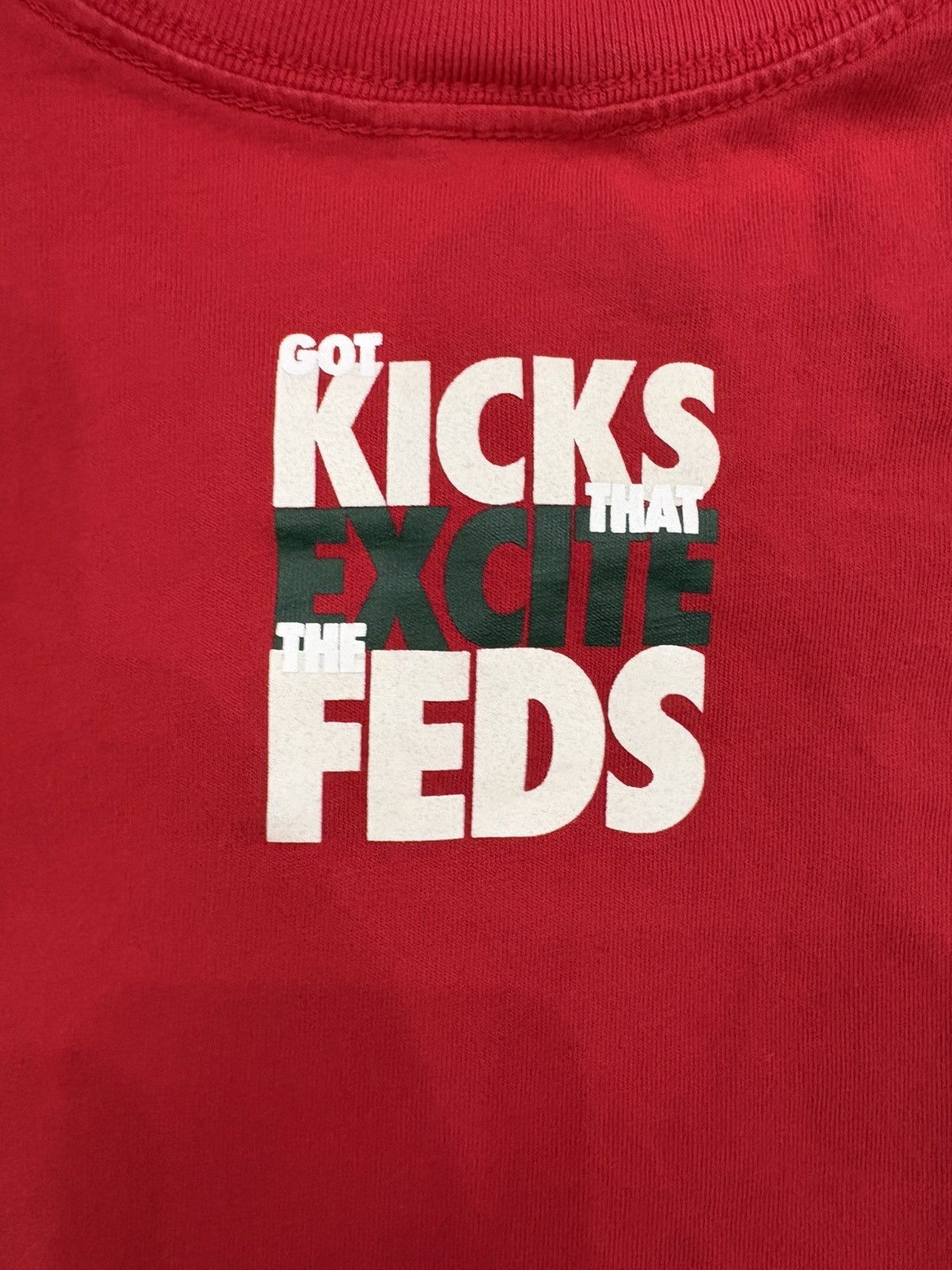 Nas Nas Nike Head / Got KICKS that excite the Feds T Shirt 2XL Size US XXL / EU 58 / 5 - 4 Thumbnail