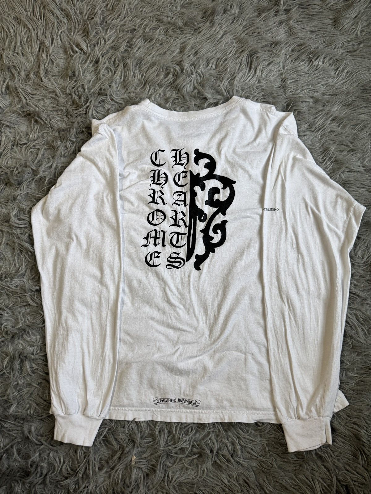 Chrome Hearts Chrome Heart V89 DAGGER long sleeve shirt | Grailed