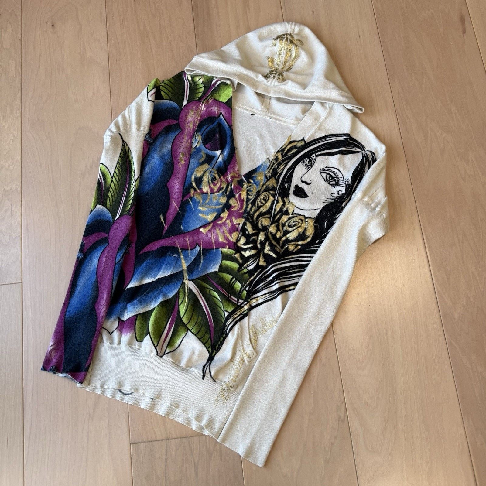 Ed Hardy Vintage Ed Hardy By Christian Audigier Pullover Women's M Size M / US 6-8 / IT 42-44 - 10 Thumbnail